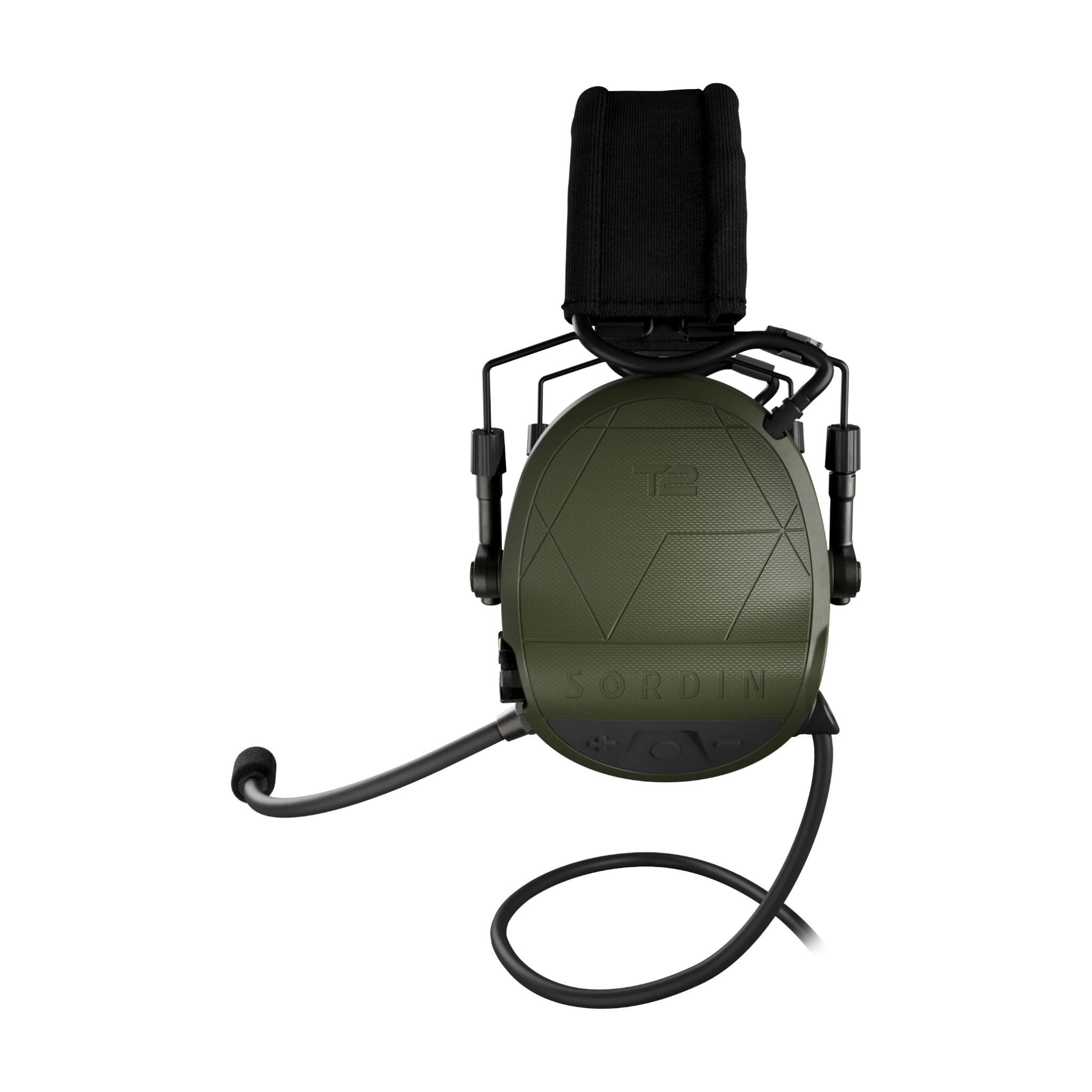 Sordin T2 CC Green Headband textile Memory Foam (304006-11P)