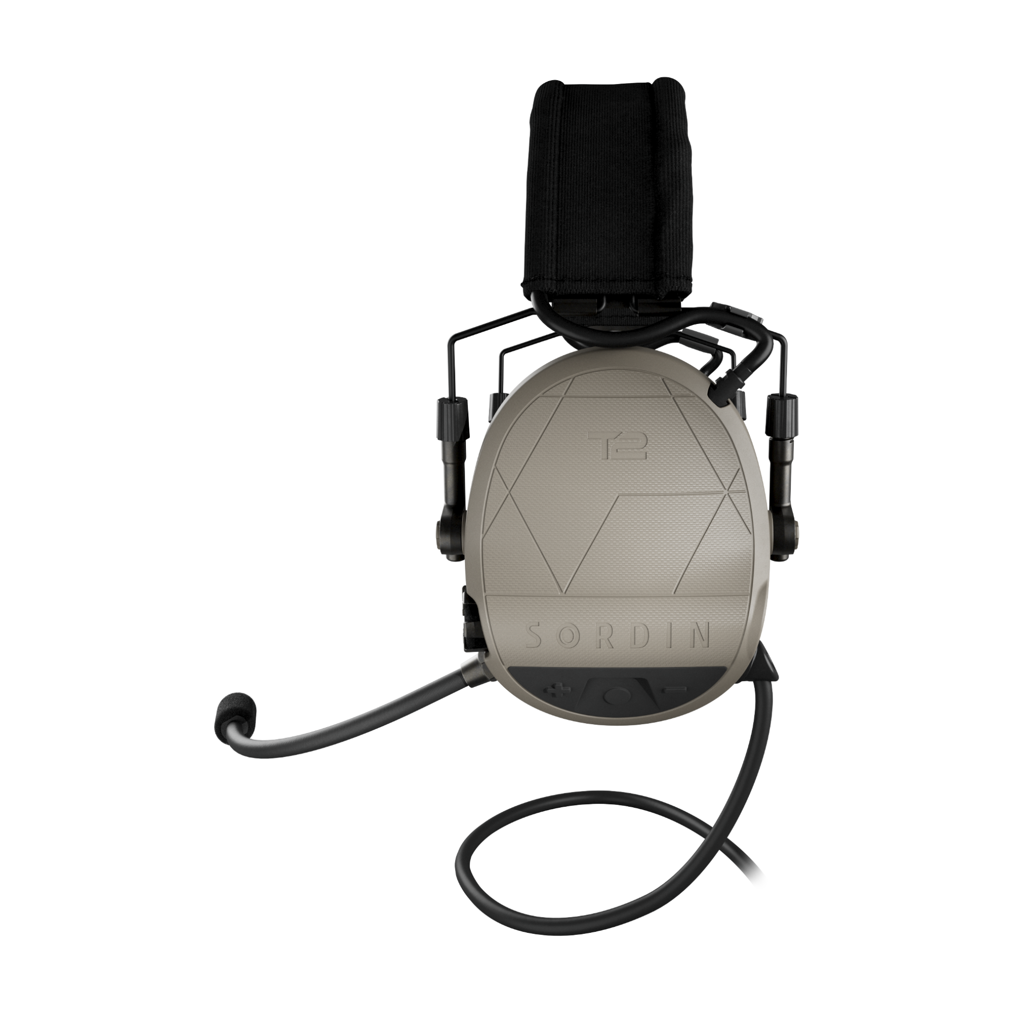 Sordin Supreme T2 CC Tan Headband Textile Memory Foam (304005-11P)