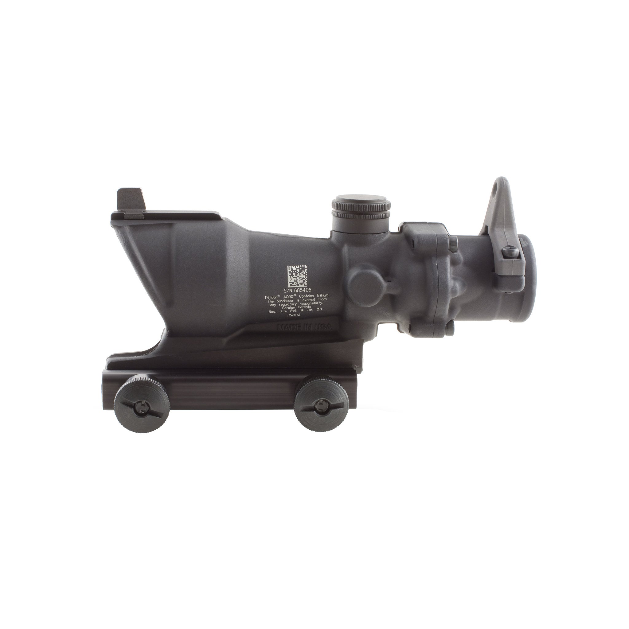 Trijicon ACOG® 4x32 Tritium Riflescope, Amber Crosshair .308 BDC Reticle + BUIS