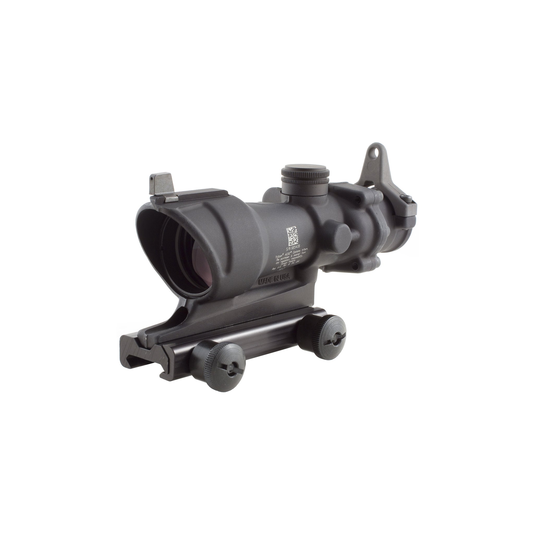 Trijicon ACOG® 4x32 Tritium Riflescope, Amber Crosshair .308 BDC Reticle + BUIS