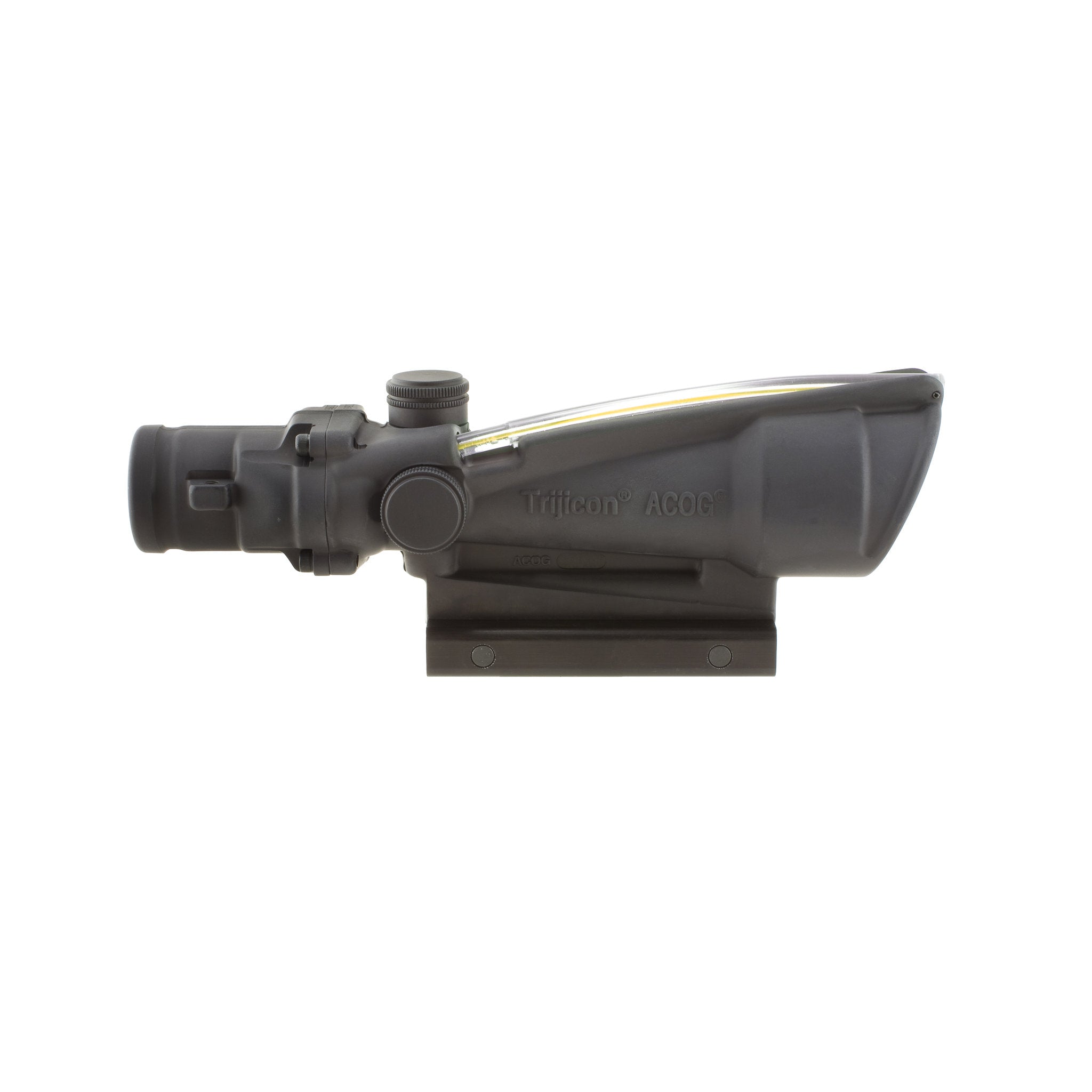 Trijicon ACOG® 3.5x35 BAC Riflescope, Dual Illum. Amber Chevron .223 Flattop BDC Reticle