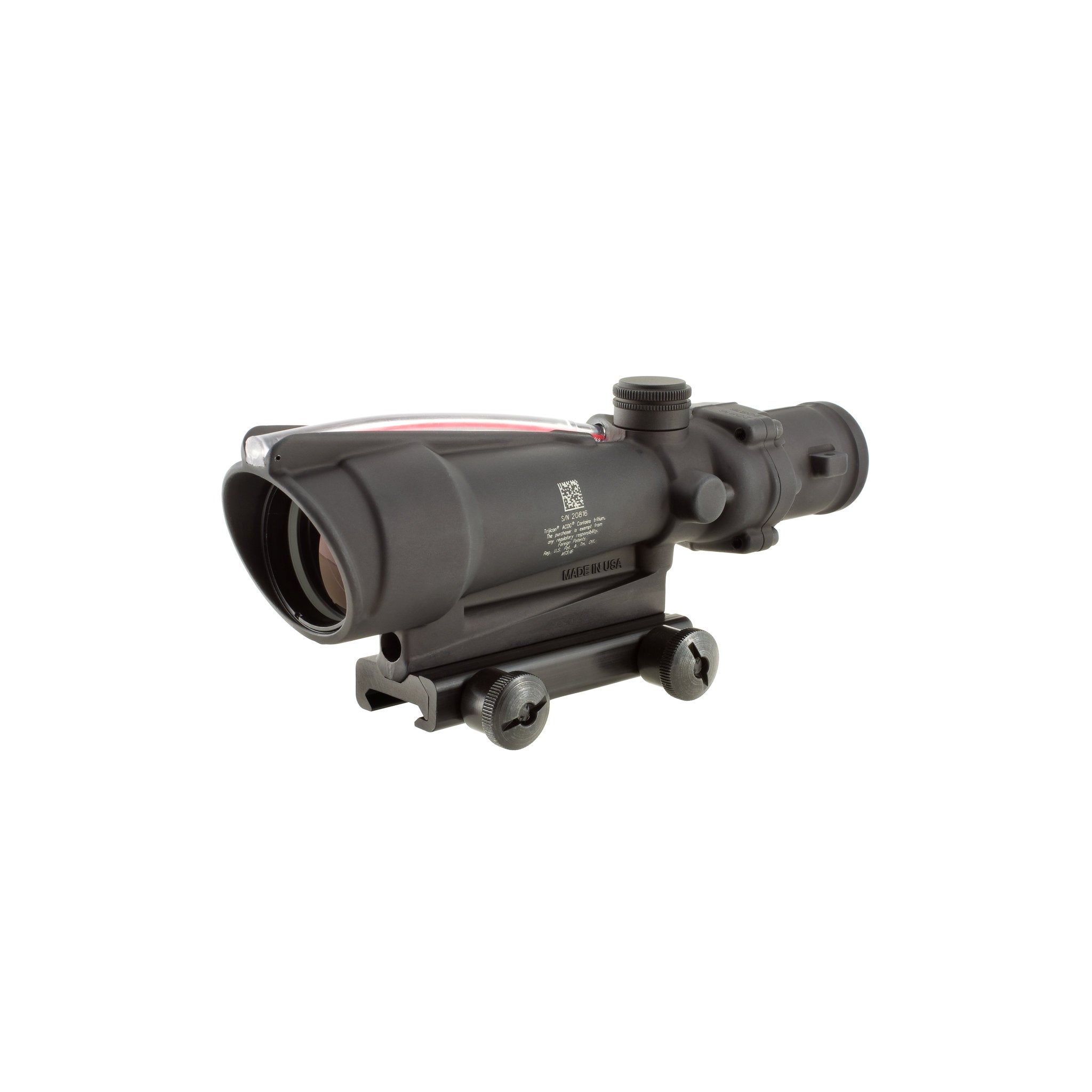 Trijicon ACOG® 3.5x35 BAC Riflescope, Dual Illum. Red Chevron .223 Flattop BDC Reticle