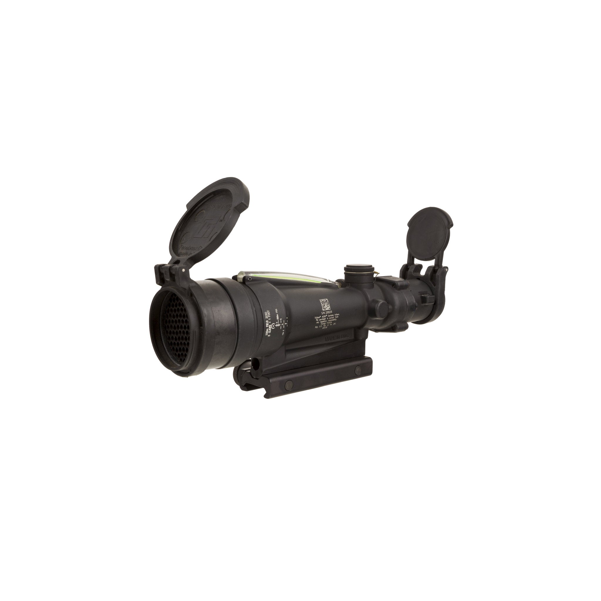 Trijicon ACOG® 3.5x35 BAC Riflescope, Dual Illum. Green Horseshoe/Dot M249 BDC Reticle, ARD
