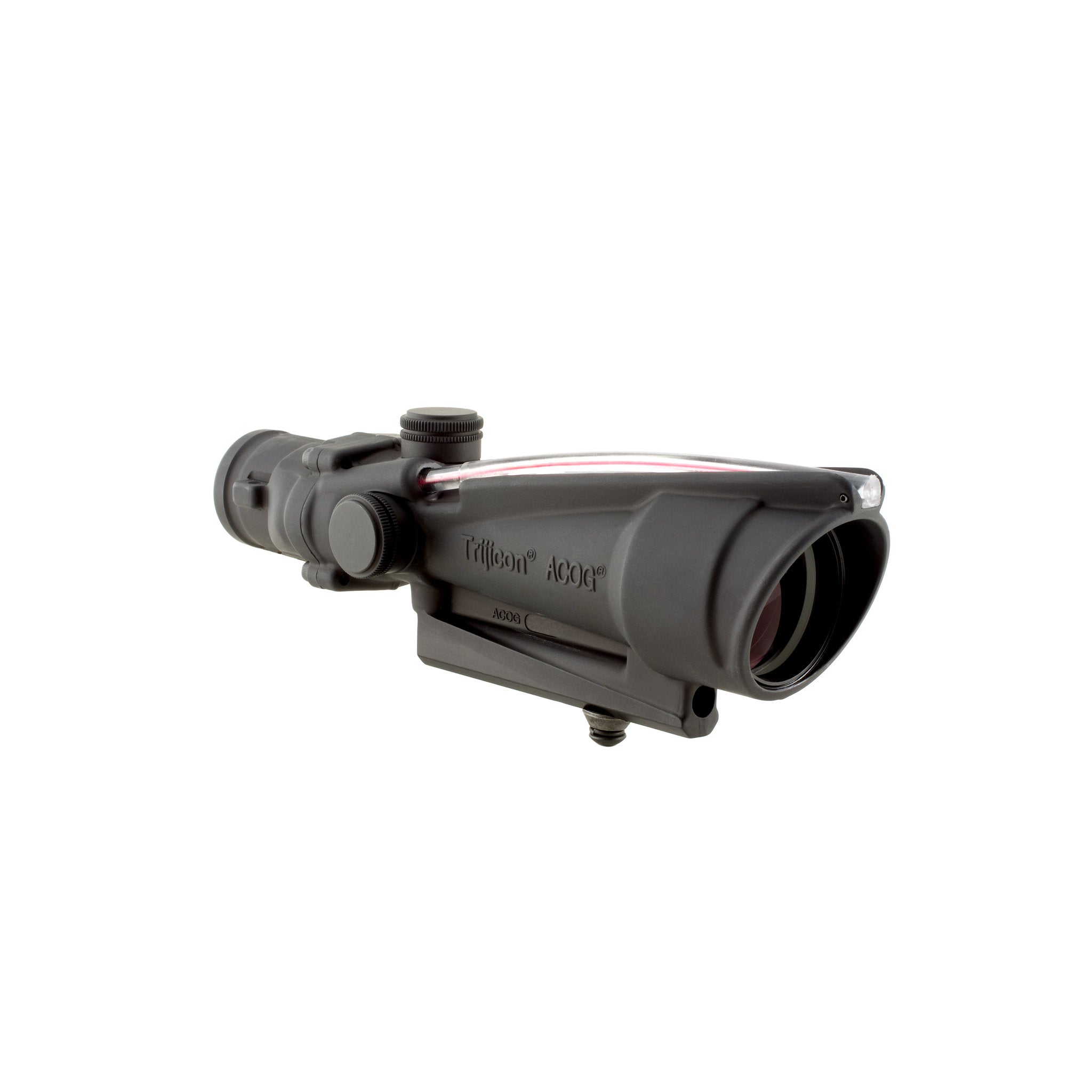 Trijicon ACOG® 3,5x35 BAC tēmēkļš, dubultā apgaismojuma sarkanais donuts .223 / 5,56 BDC tēmēkļa krusts