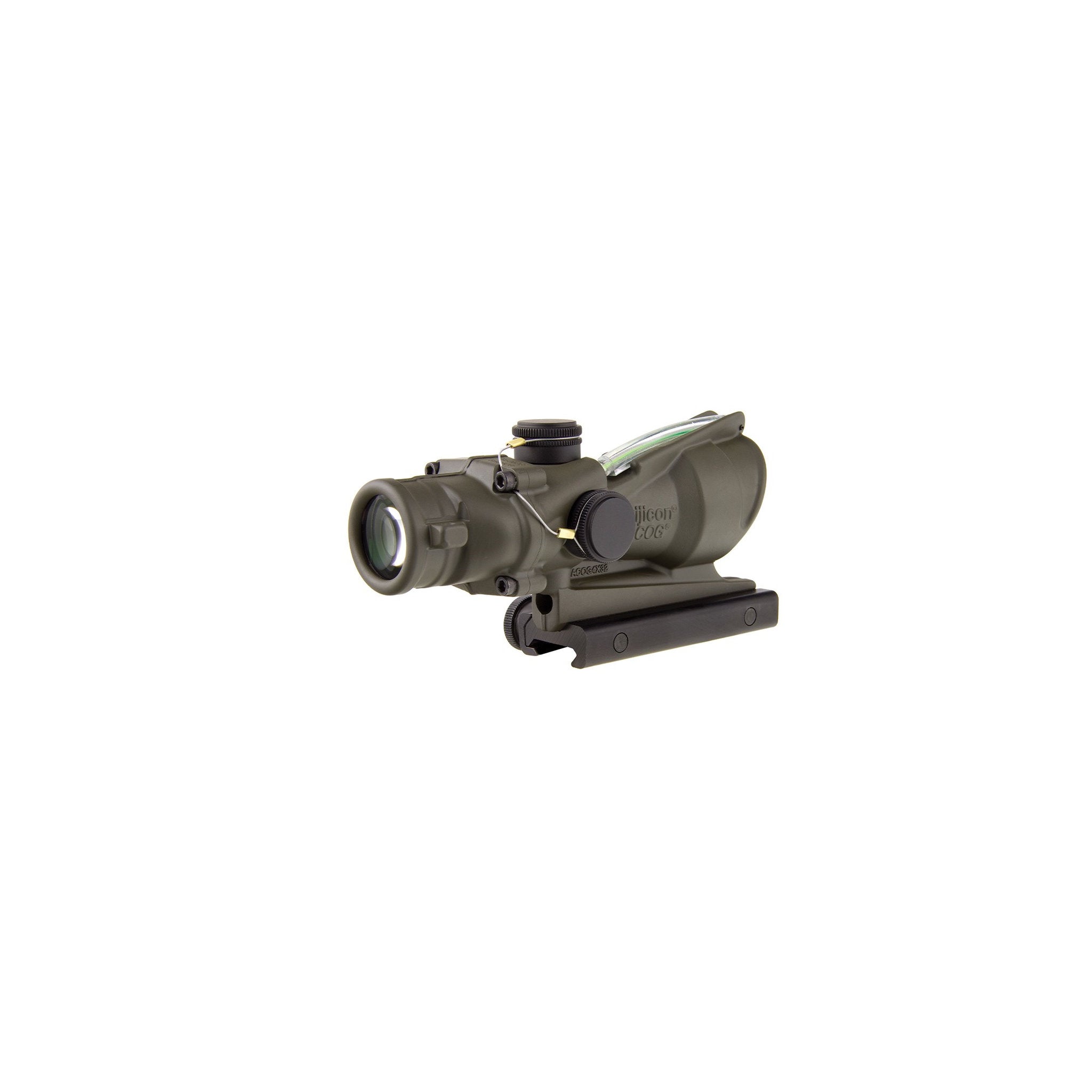 Trijicon ACOG® 4x32 BAC Riflescope, Dual Illum. Green Horseshoe/Dot .223 BDC Reticle, CK ODG