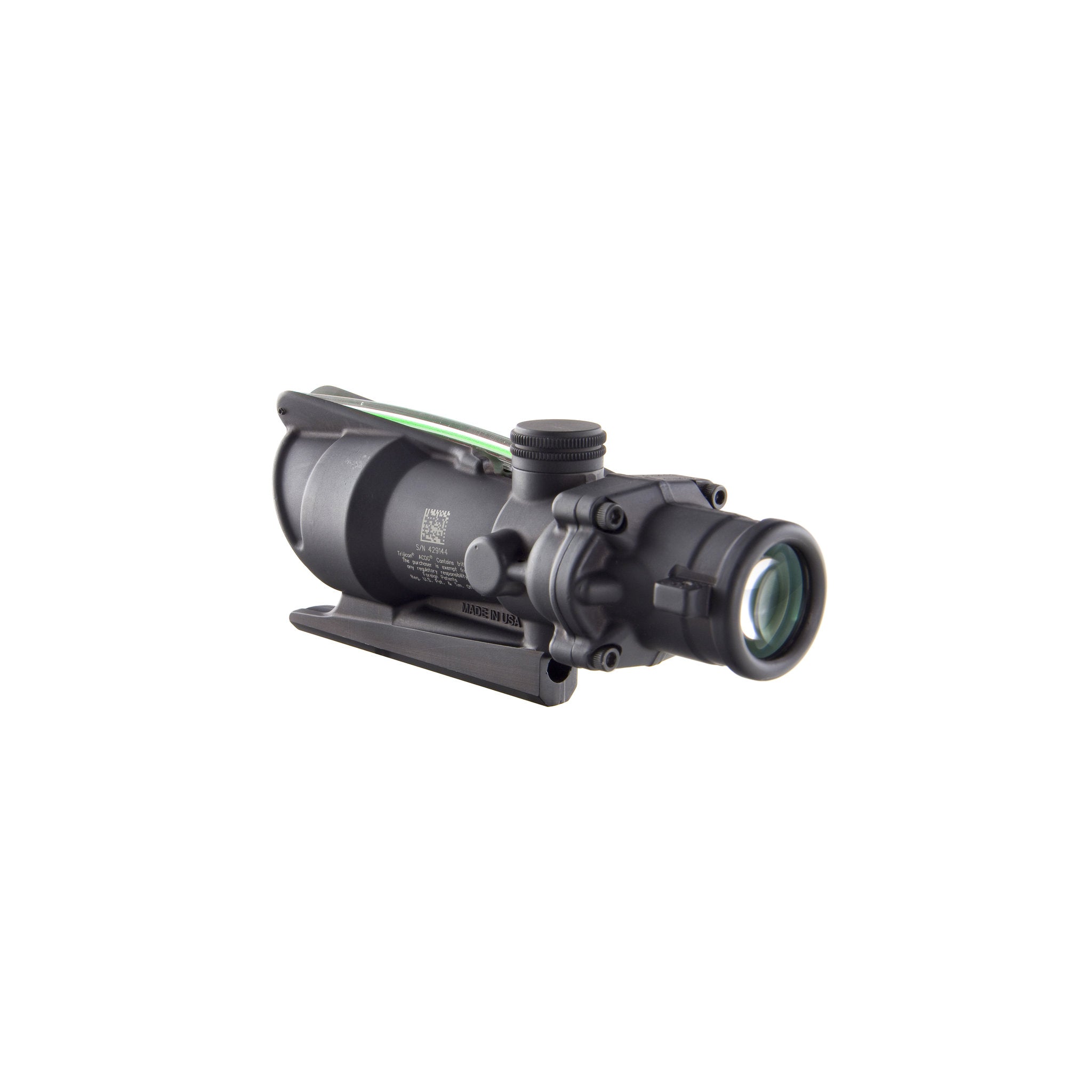 Trijicon ACOG® 4x32 BAC rifle scope, kahekordne valgustatus. Roheline donut .223 BDC sihtimismärk