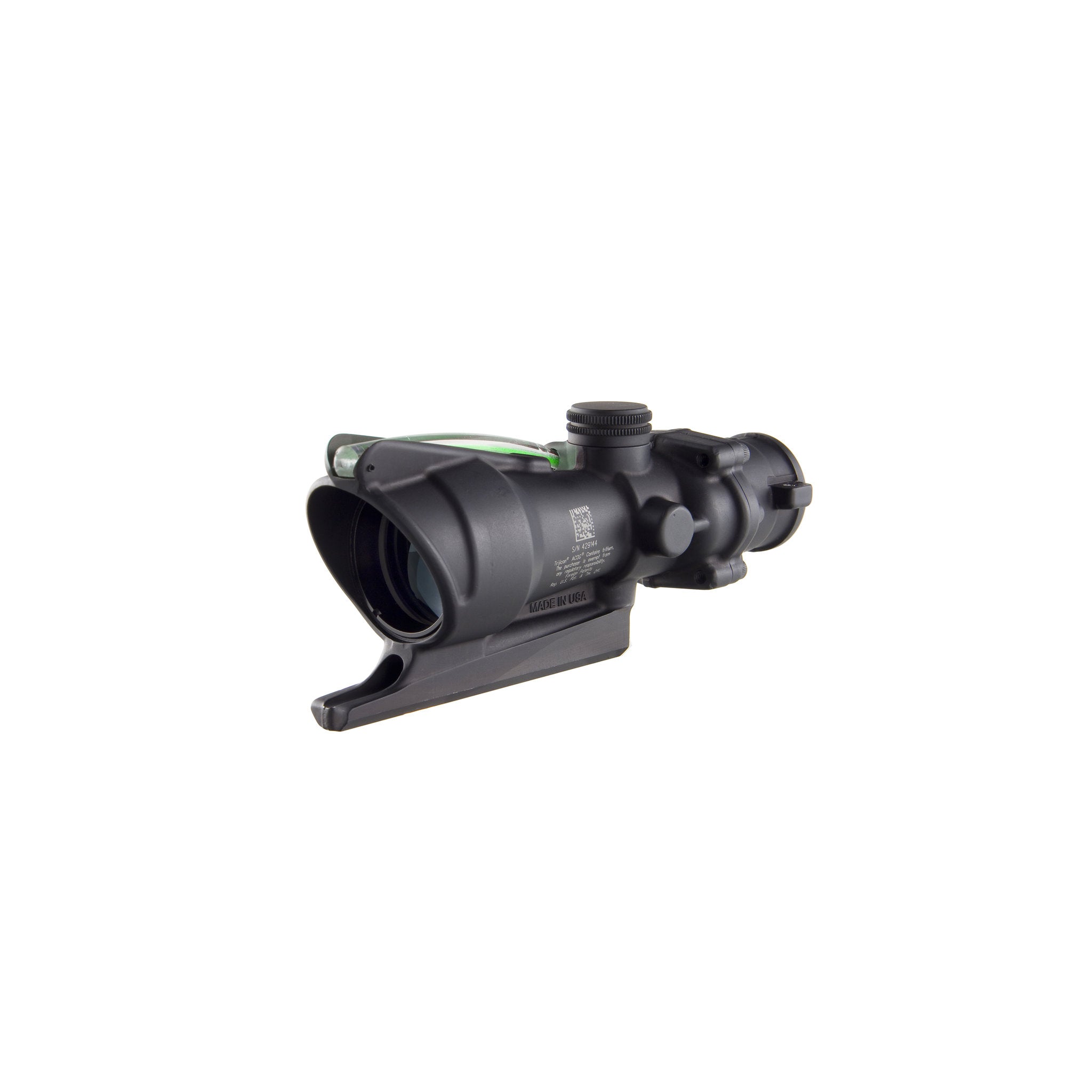 Trijicon ACOG® 4x32 BAC rifle scope, kahekordne valgustatus. Roheline donut .223 BDC sihtimismärk