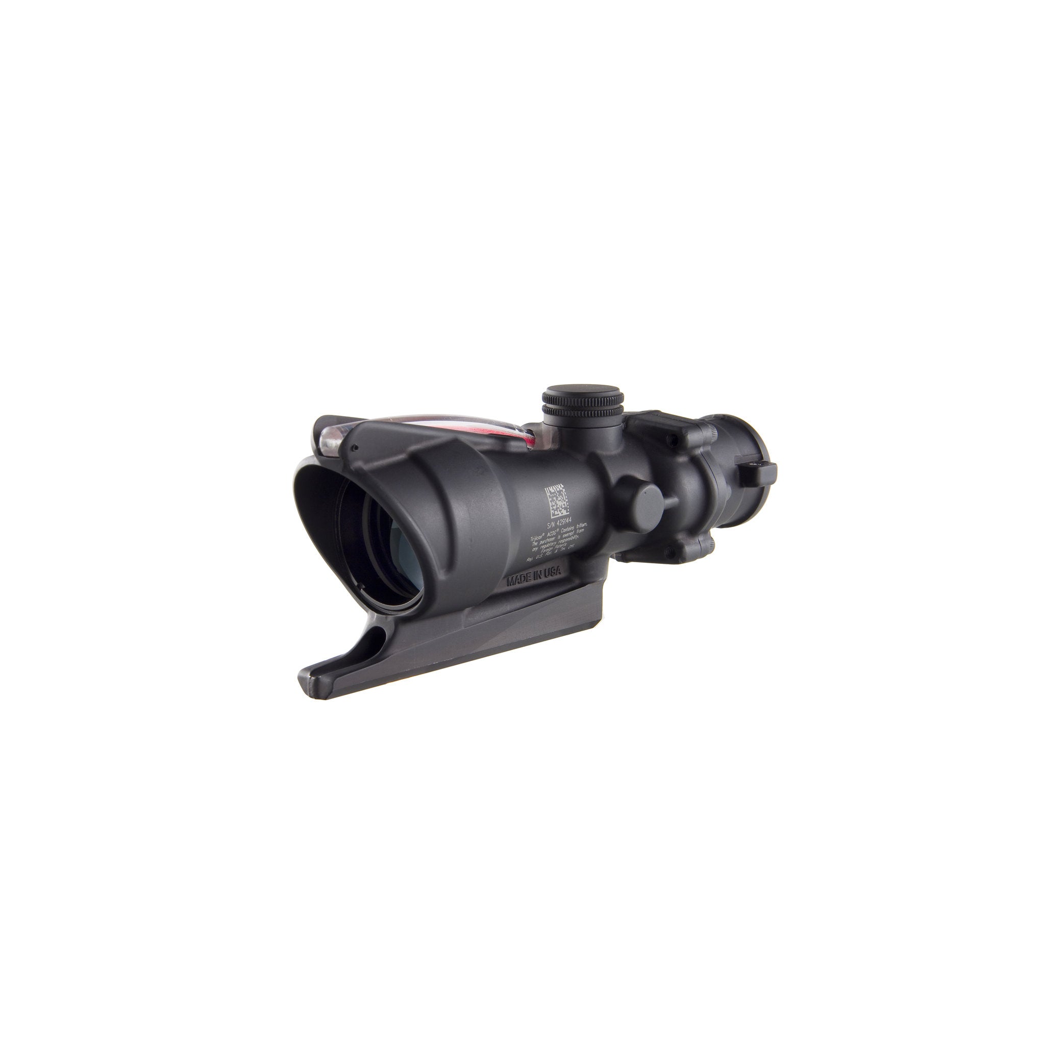 Trijicon ACOG® 4x32 BAC rifle scope, kahepoolne valgustamine. Punane donut .223 BDC sihtimismärk