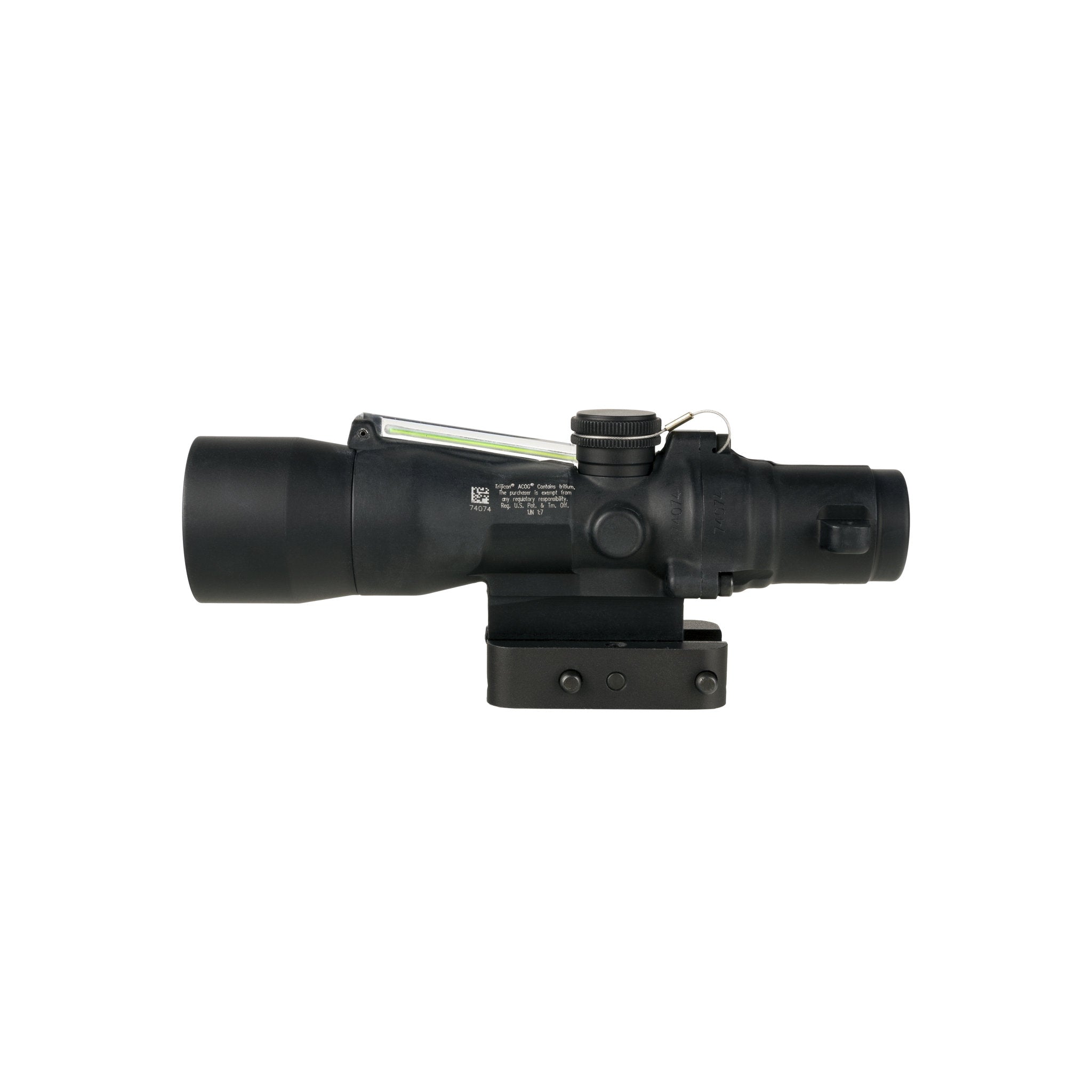 Trijicon 3x30 Compact ACOG® Scope, Dual Illum. Green Chevron .223/62gr. Reticle w/ Q-LOC Mount