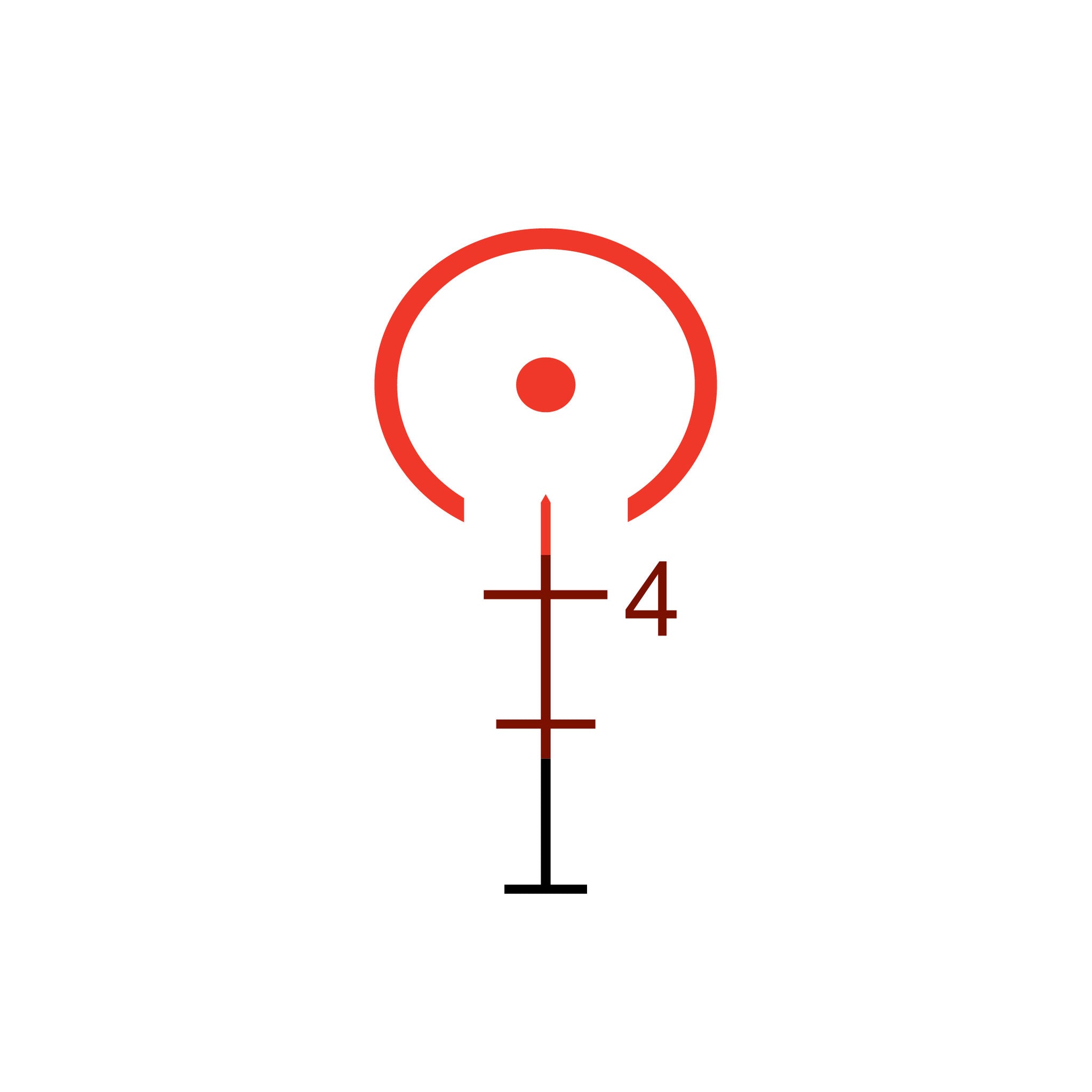 Trijicon 3x30 Compact ACOG® Scope, Dual Illum. Red HS/Dot 5.56x45mm/62gr. Reticle w/ Q-LOC Mount
