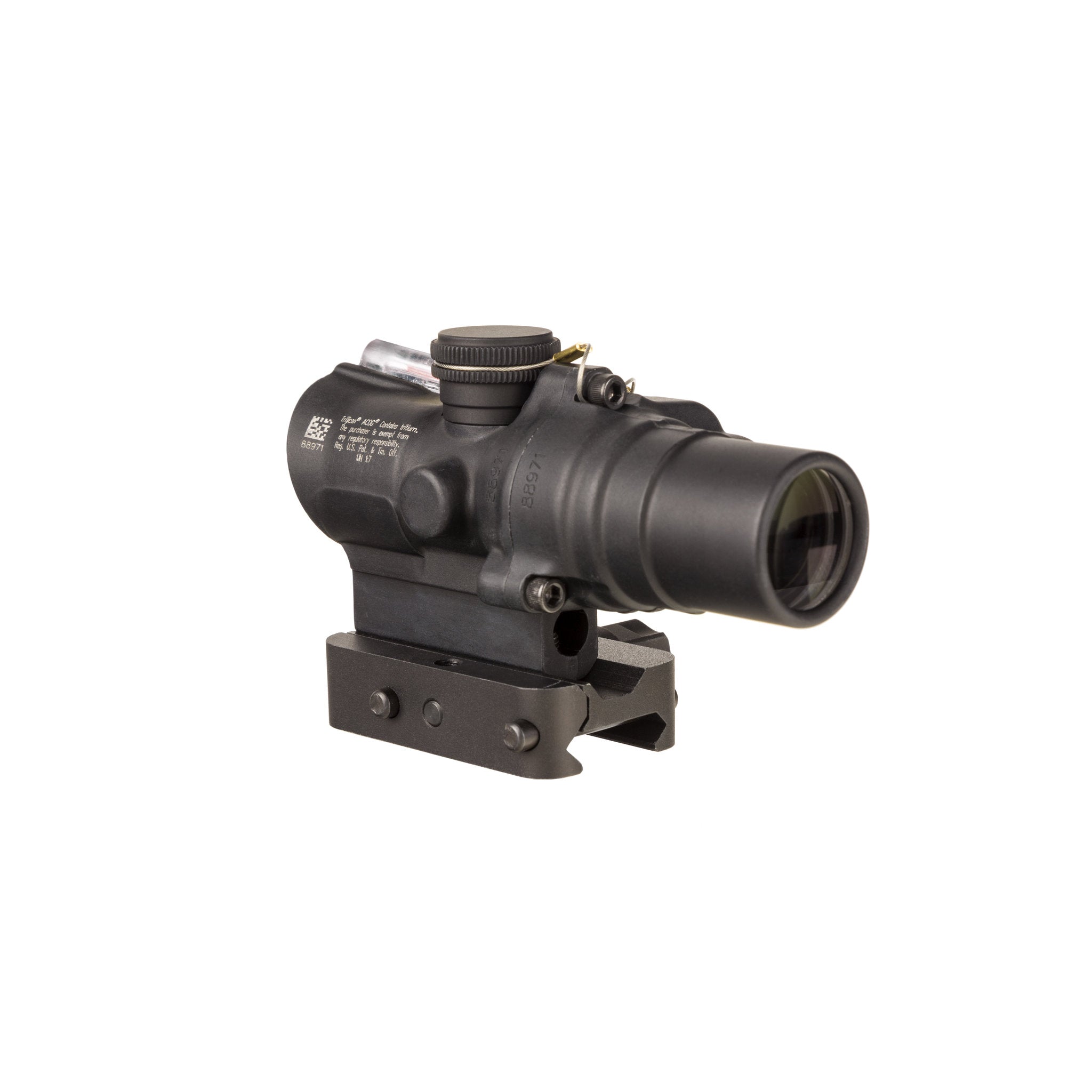 Trijicon 1.5x16S Compact ACOG® Scope, Dual Illum. Red Ring & 2 MOA Dot w/ Q-LOC Mount