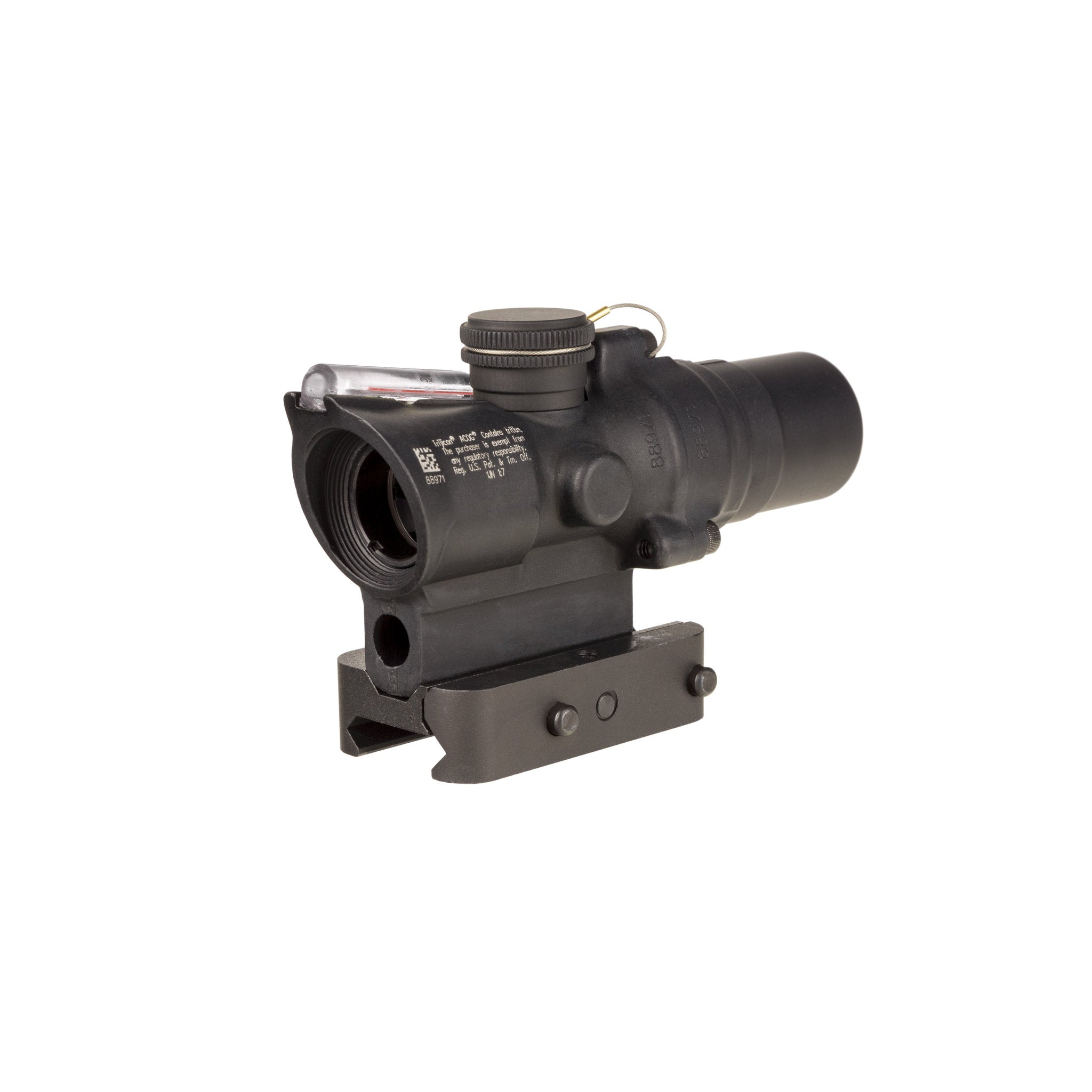 Trijicon 1.5x16S Compact ACOG® Scope, Dual Illum. Red Ring & 2 MOA Dot w/ Q-LOC Mount