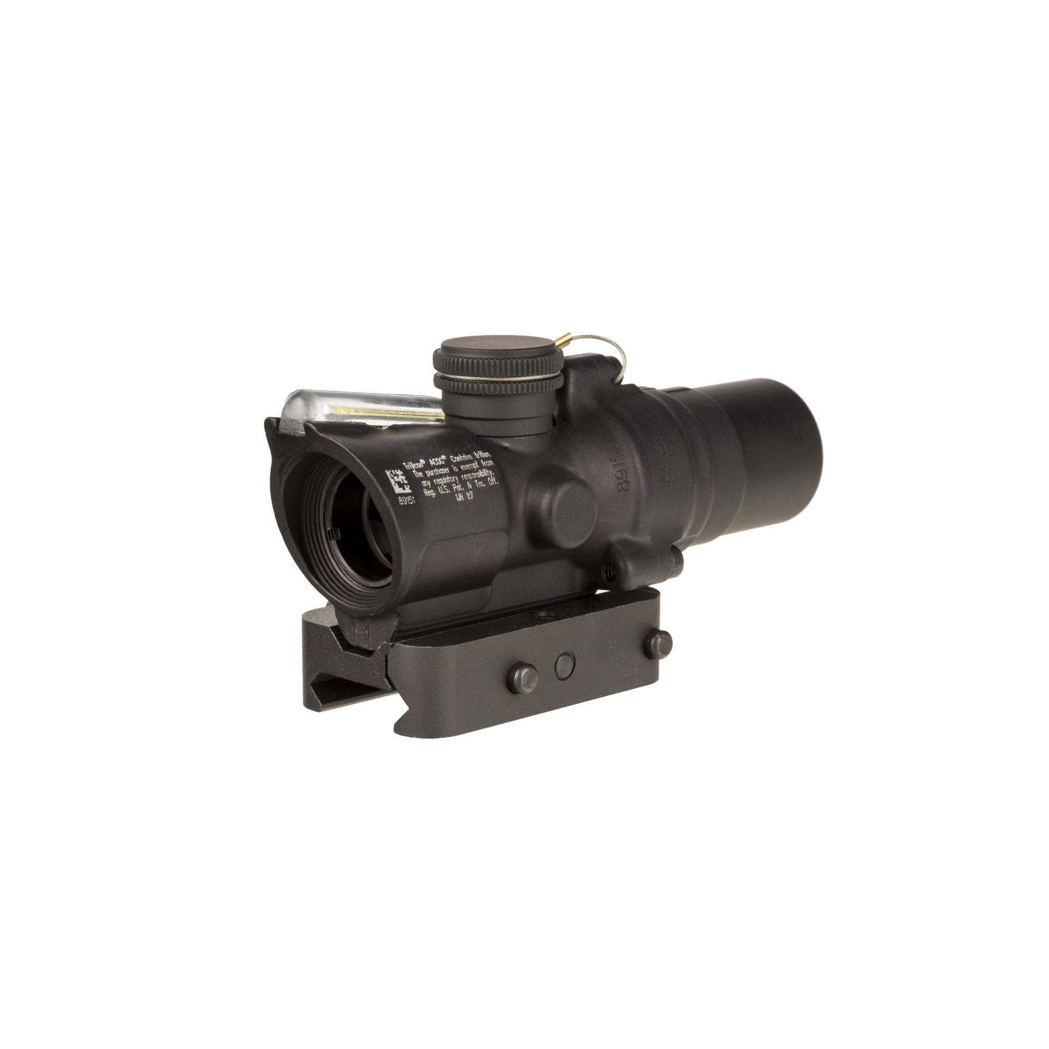 Trijicon 1.5x16S Compact ACOG® Scope Low Height, Dual Illum. Amber Ring & 2 MOA Dot w/ Q-LOC Mount