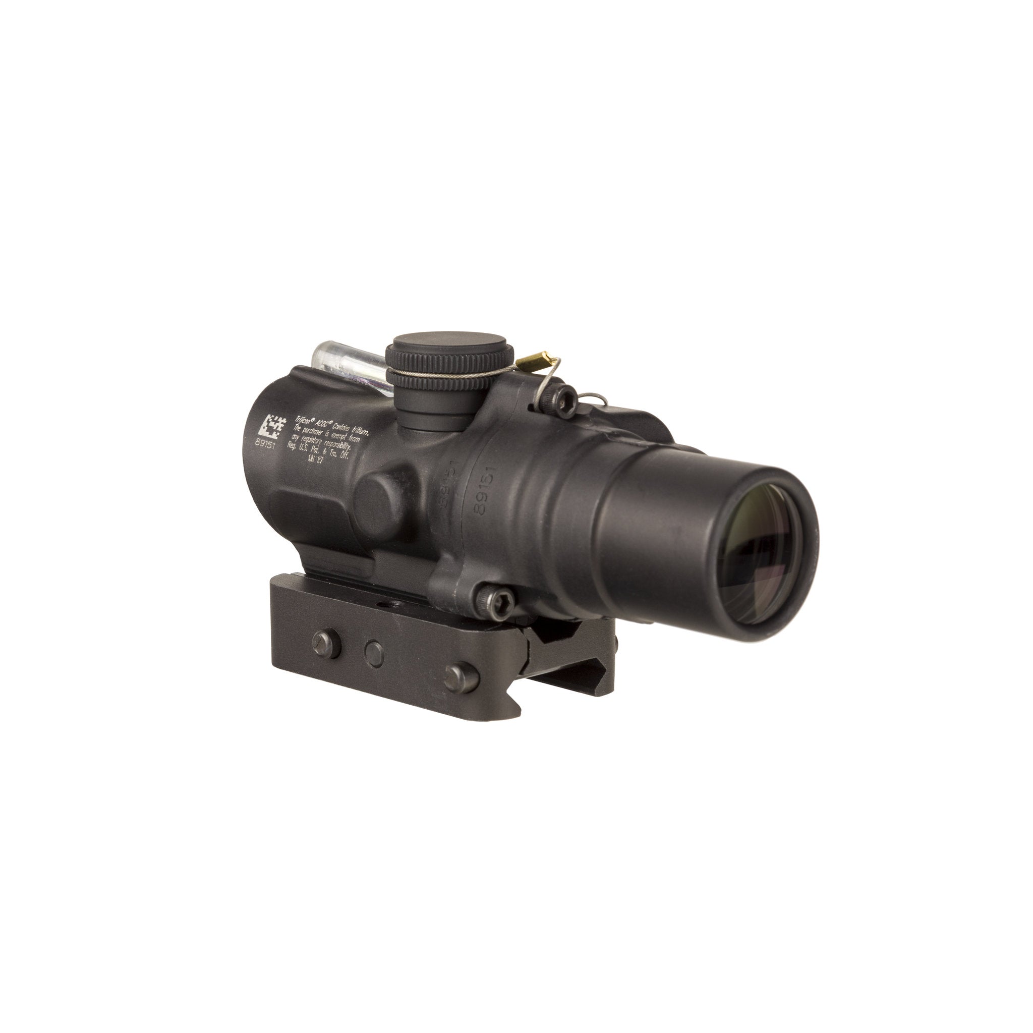 Trijicon 1.5x16S Compact ACOG® Scope Low Height, Dual Illum. Green Ring & 2 MOA Dot w/ Q-LOC Mount