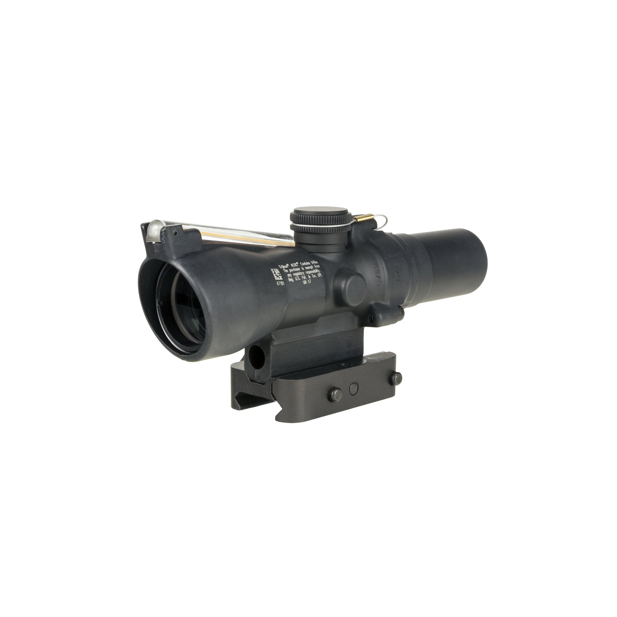 Trijicon 1.5x24 Compact ACOG® Scope, Dual Illum. Amber Crosshair Reticle w/ Q-LOC Mount