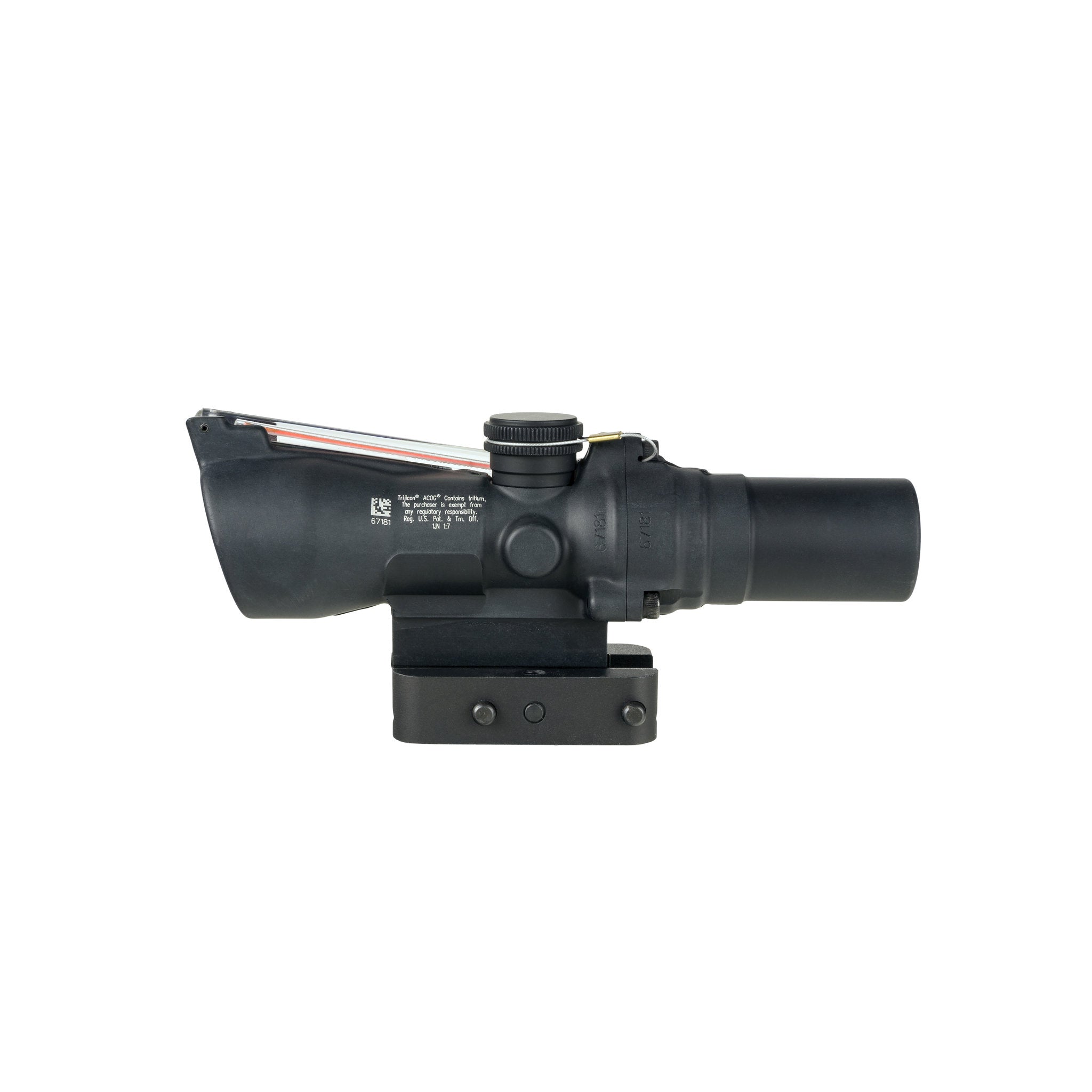 Trijicon 1.5x24 Compact ACOG® Scope, Dual Illum. Red Crosshair Reticle w/ Q-LOC Mount