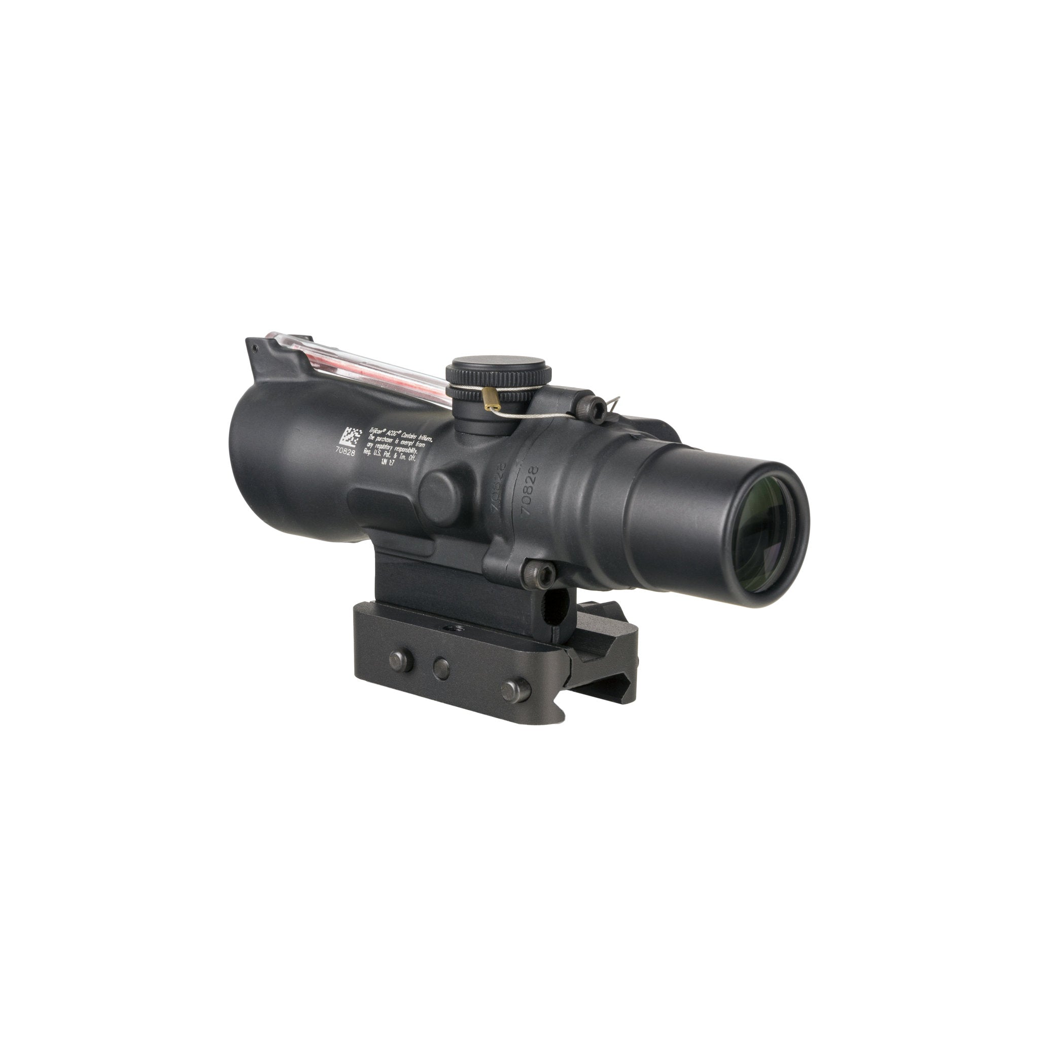 Trijicon 2x20 Compact ACOG® Scope, Dual Illum. Red 9.2 MOA Triangle Reticle w/ Q-LOC Mount