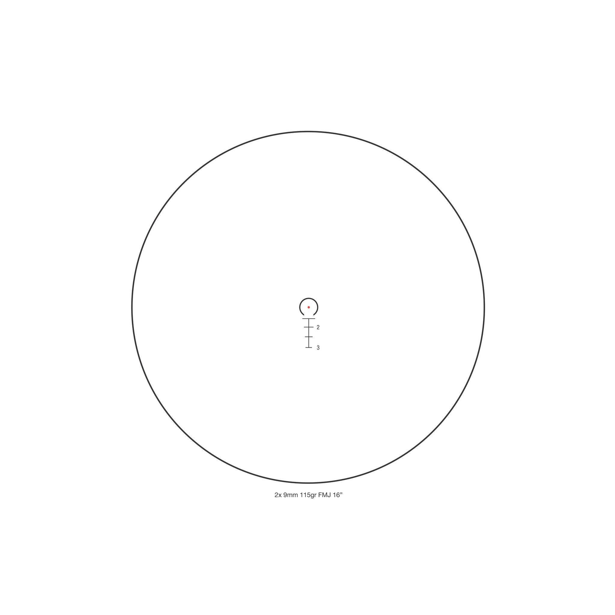 Trijicon 2x20 Compact ACOG® Scope, Dual Illum. RTR 9mm PCC Reticle w/ Q-LOC Mount