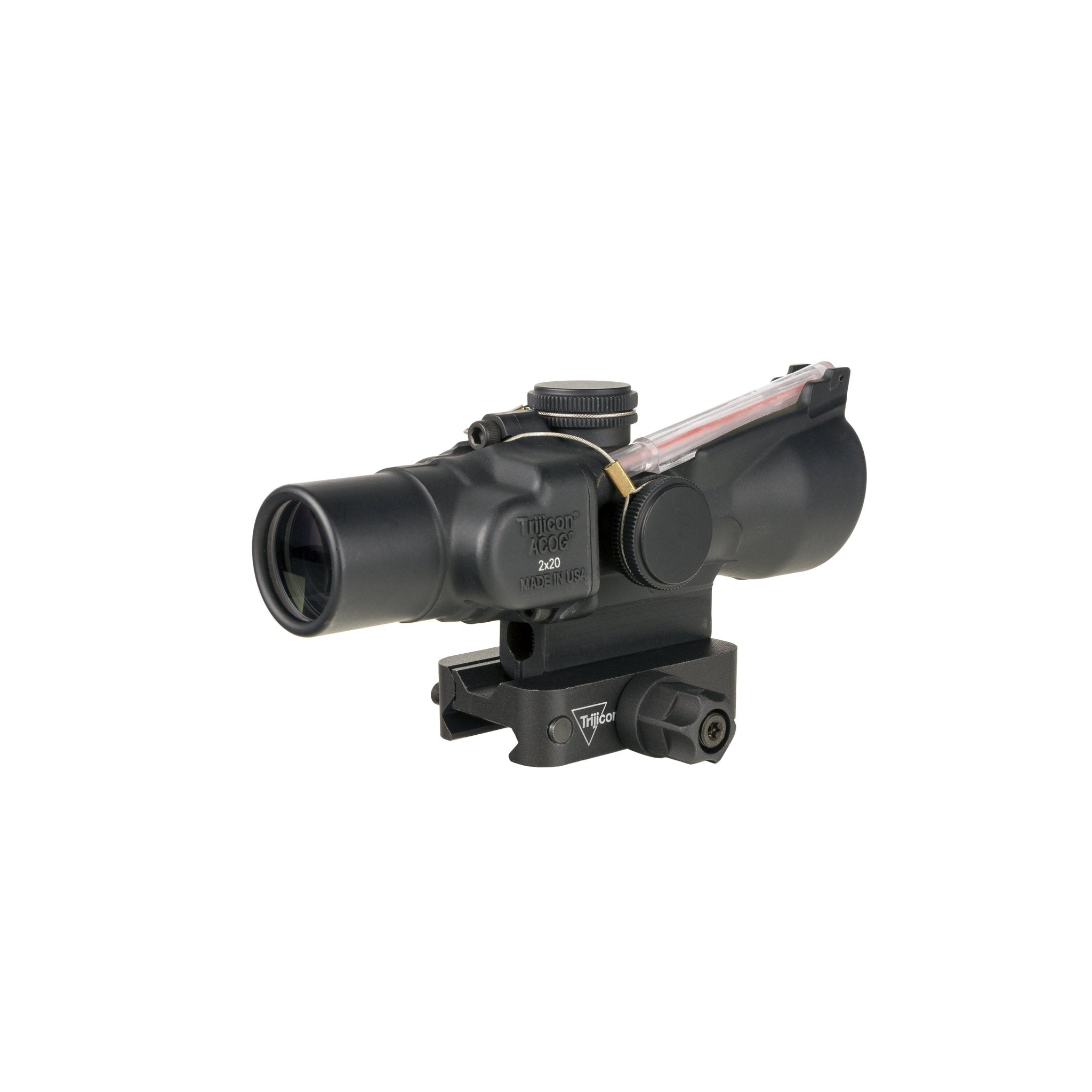Trijicon 2x20 Compact ACOG® Scope, Dual Illum. RTR .223 Reticle w/ Q-LOC Mount