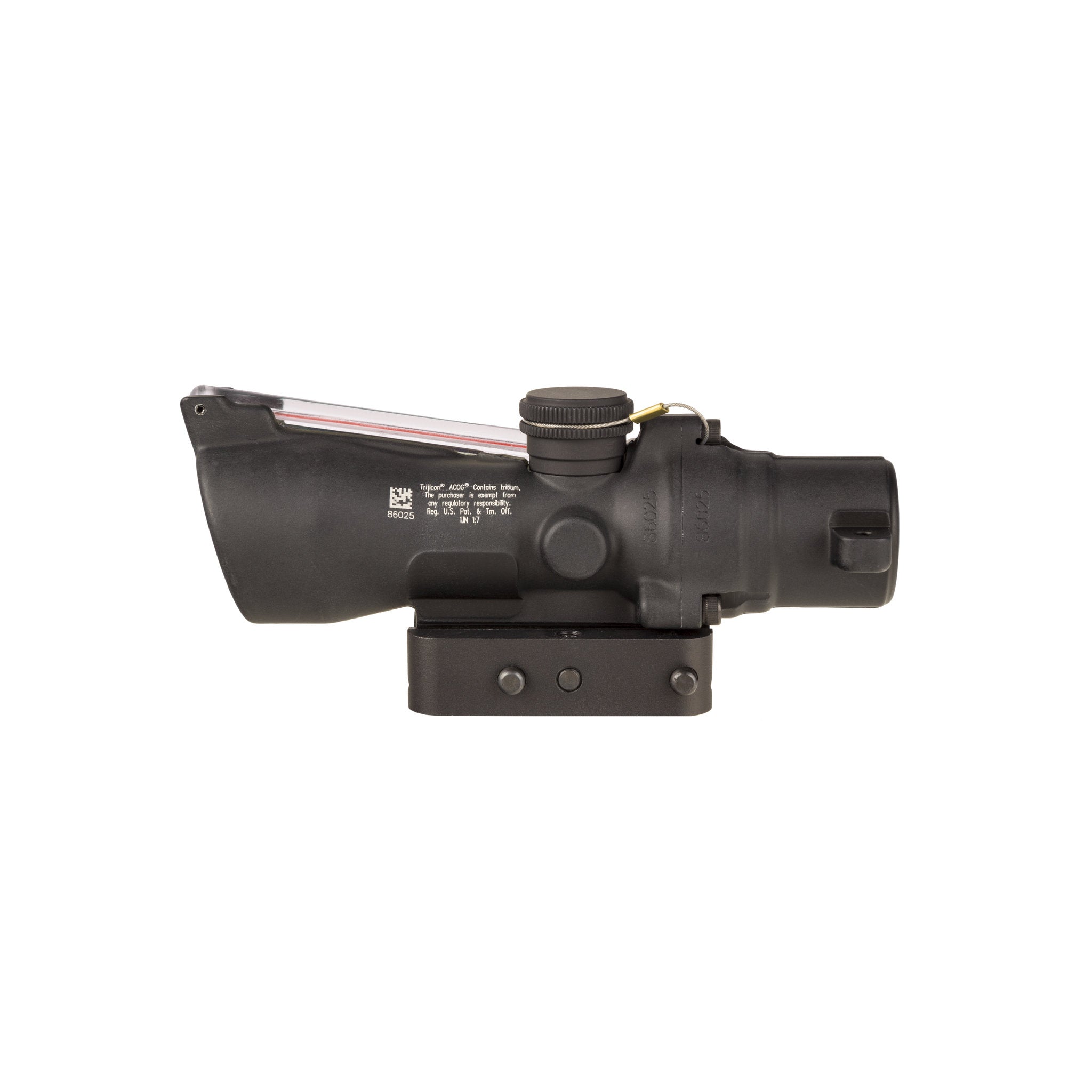 Trijicon 3x24 Compact ACOG® Scope Low, Dual Illum. Red Crosshair .223/55gr. Reticle w/ Q-LOC Mount