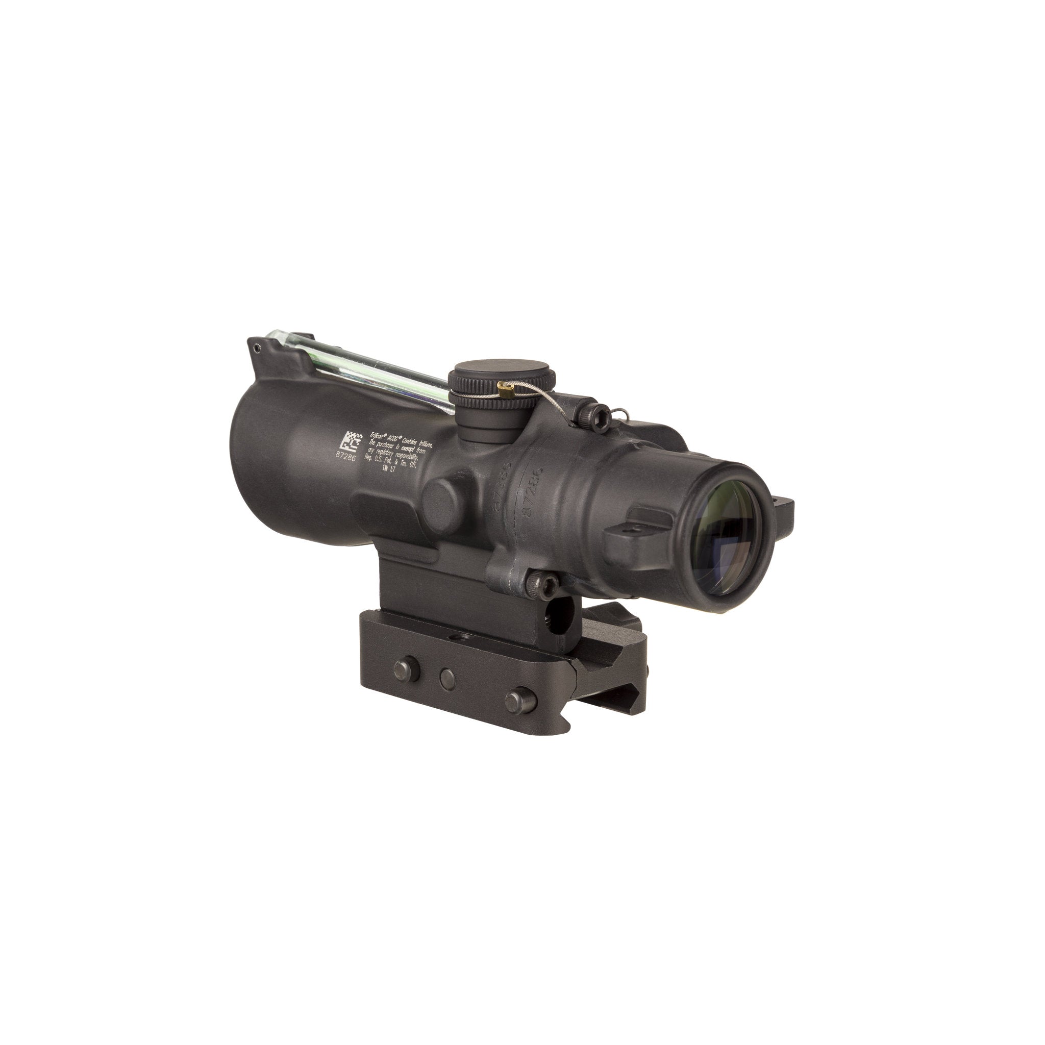 Trijicon 3x24 XB Compact ACOG® Crossbow Scope, Dual Illum. Green 400-440+fps Reticle w/ Q-LOC Mount