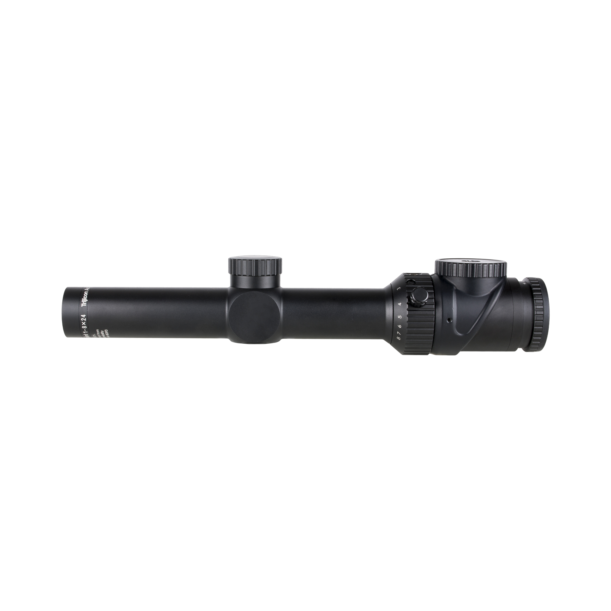 AccuPoint® 1-8x24 optiskais tēmēklis BDC Hunter ar fiksētu tēmēkļa krustu un zaļu punktu, 30 mm, satīna melns, ar aizsargvāciņu