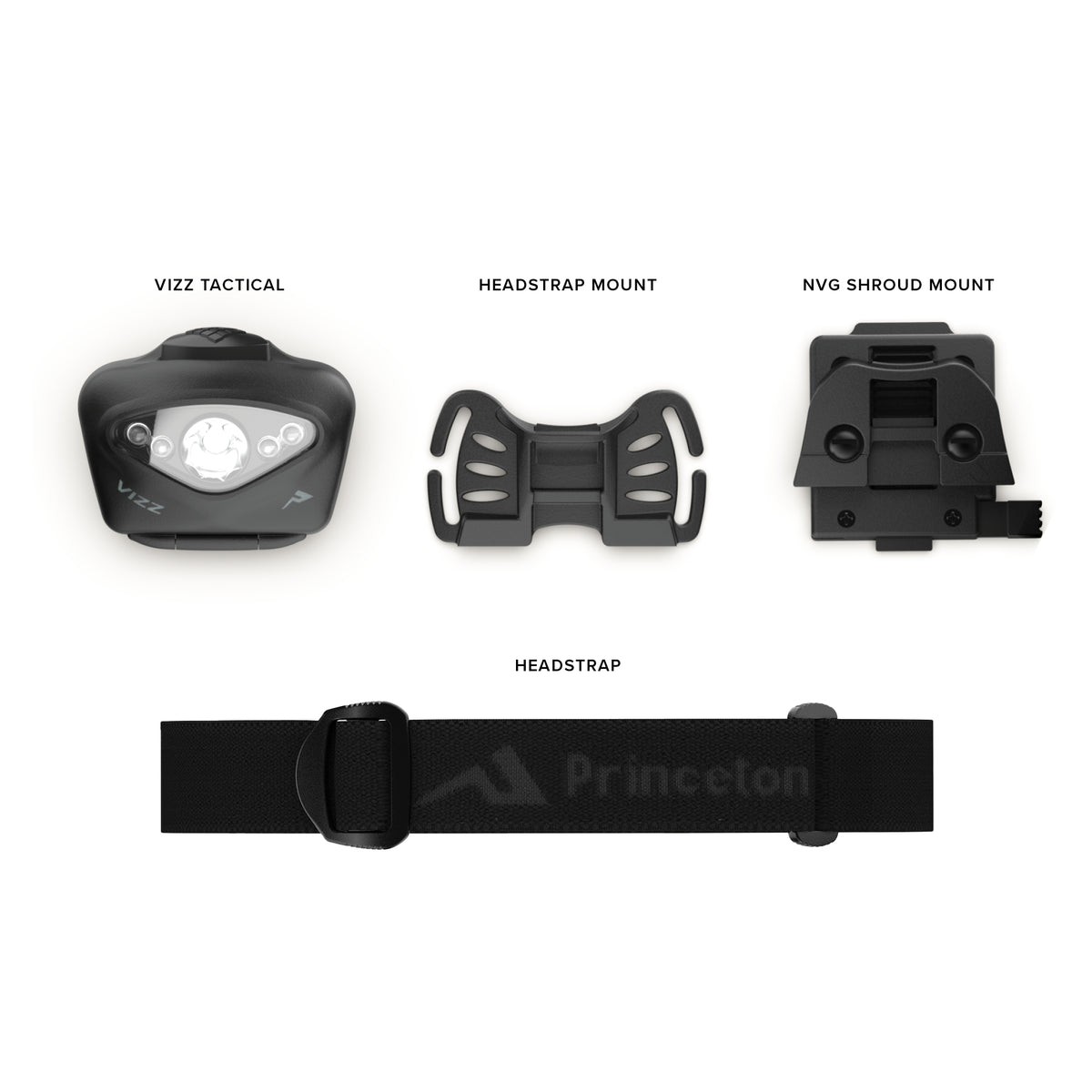 Princeton Tec Vizz RGB MPLS, Black