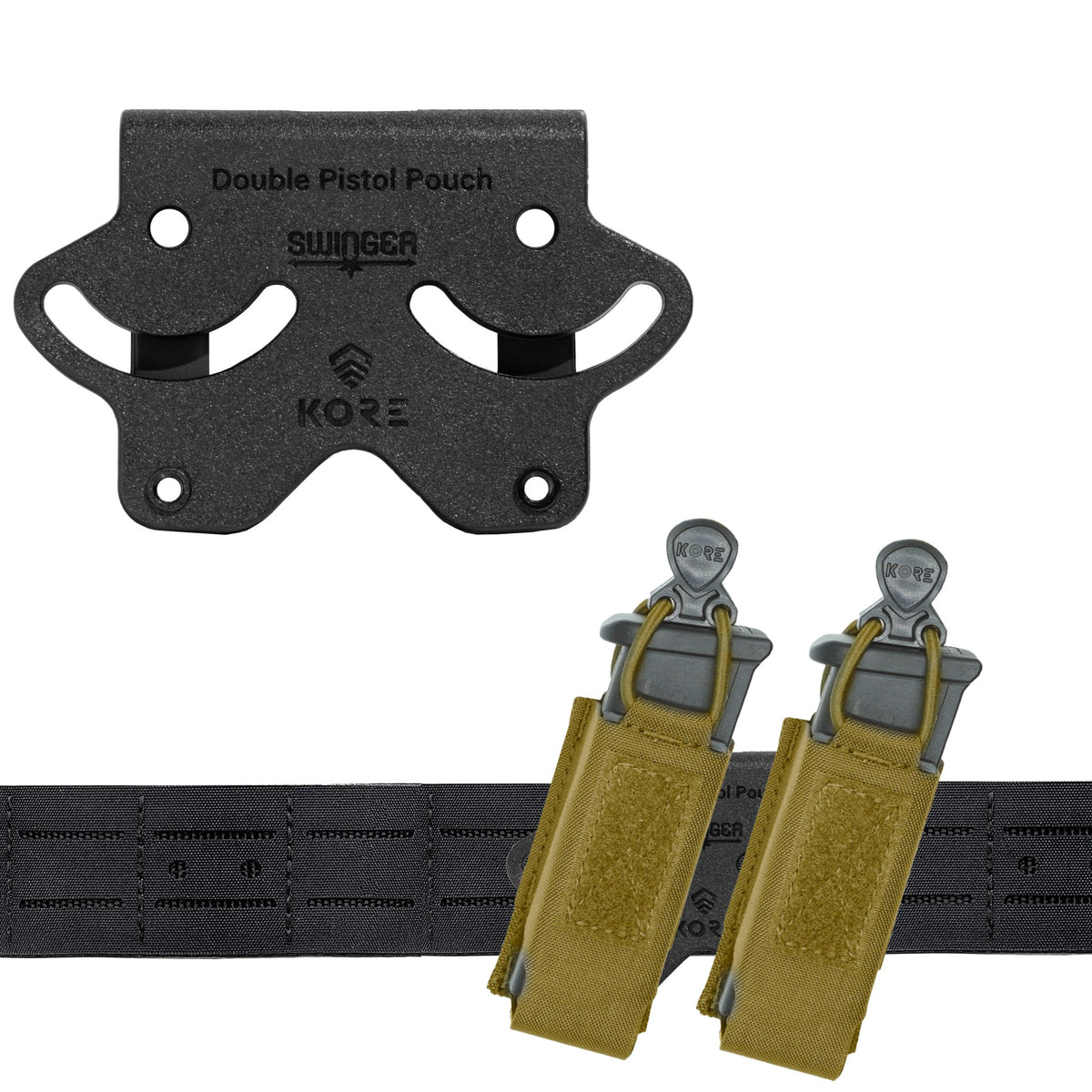 Kore Double Pistol Pouch Swinger Mount