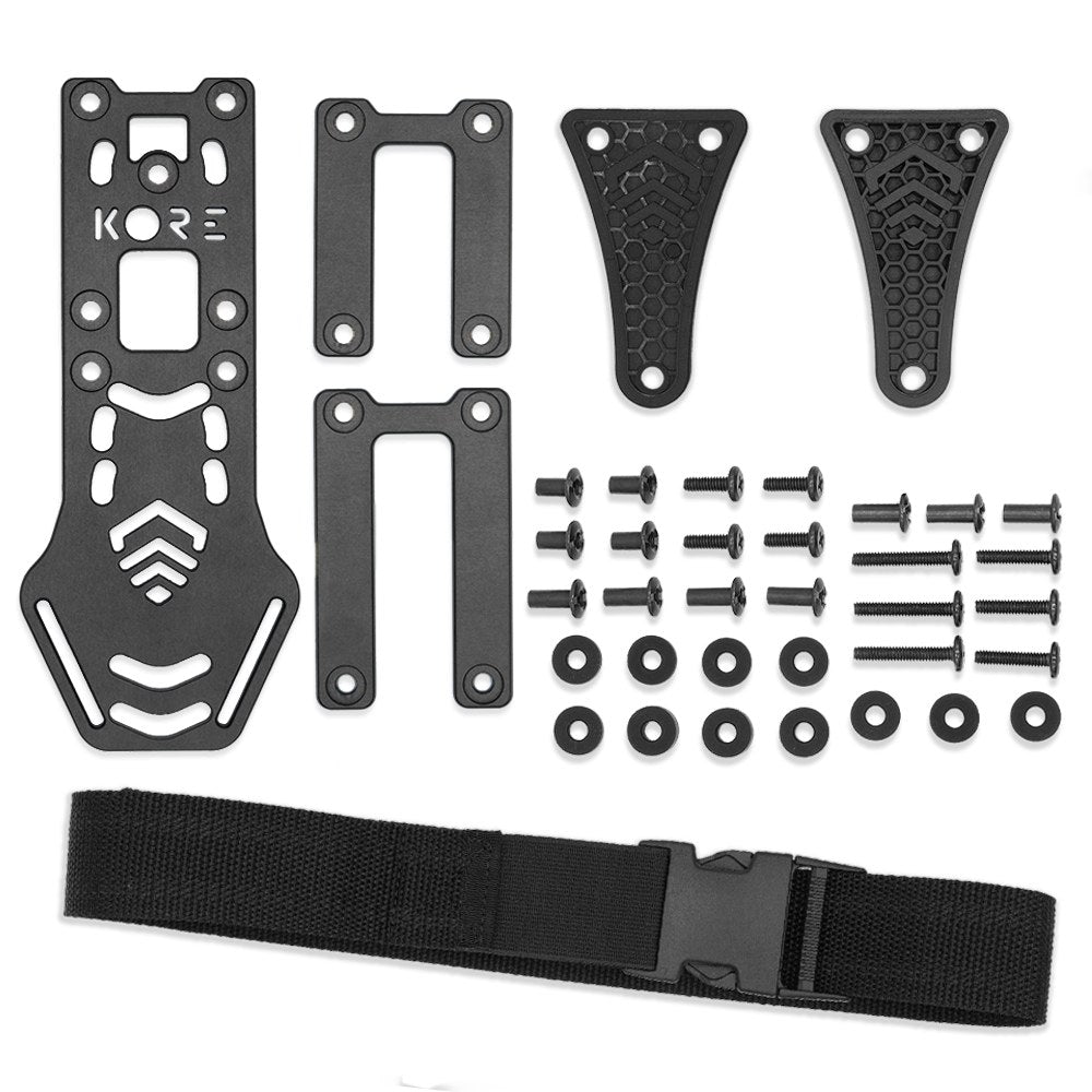 Kore Holster Mount Black - Aluminum Drop Mount