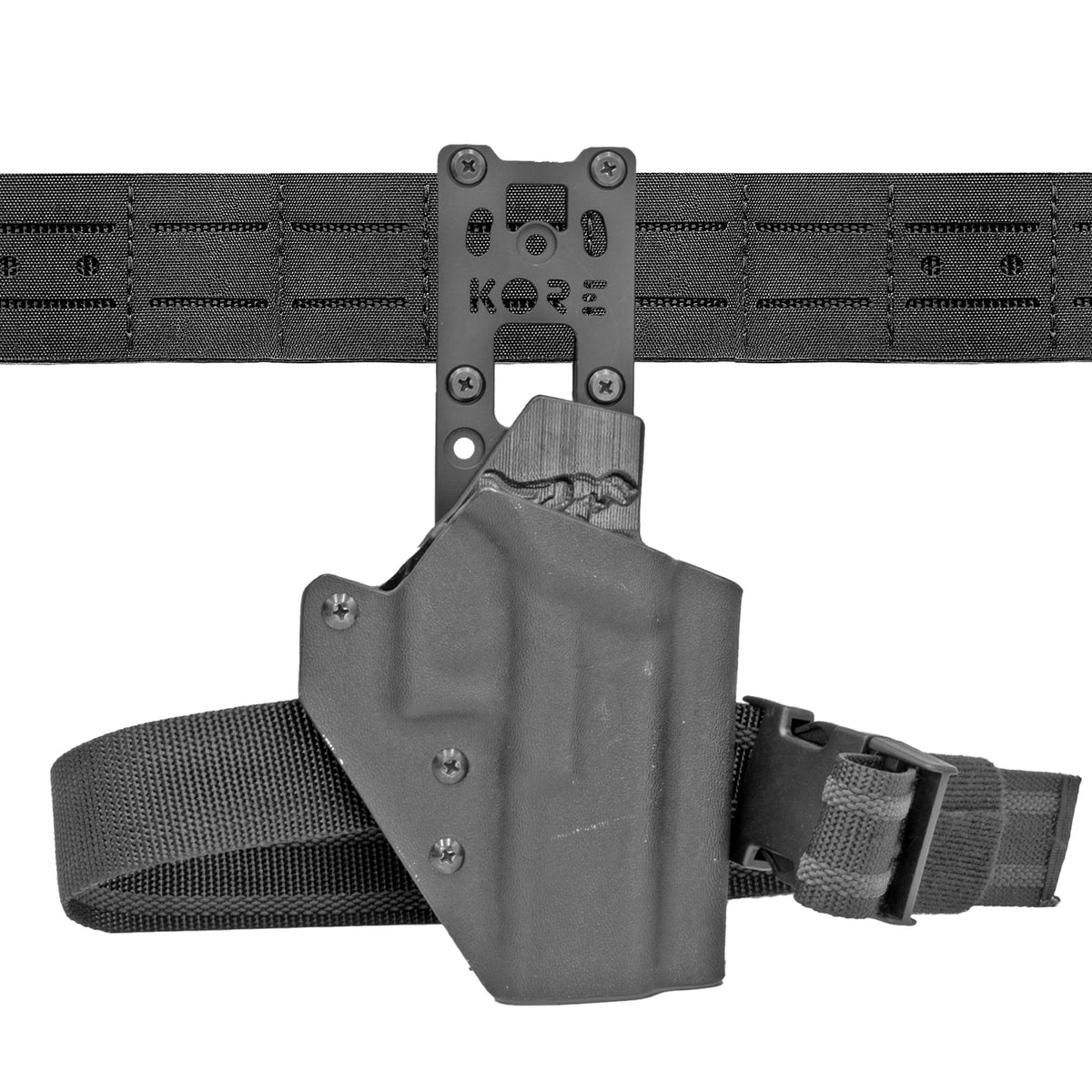 Kore Holster Mount Black - Aluminum Drop Mount