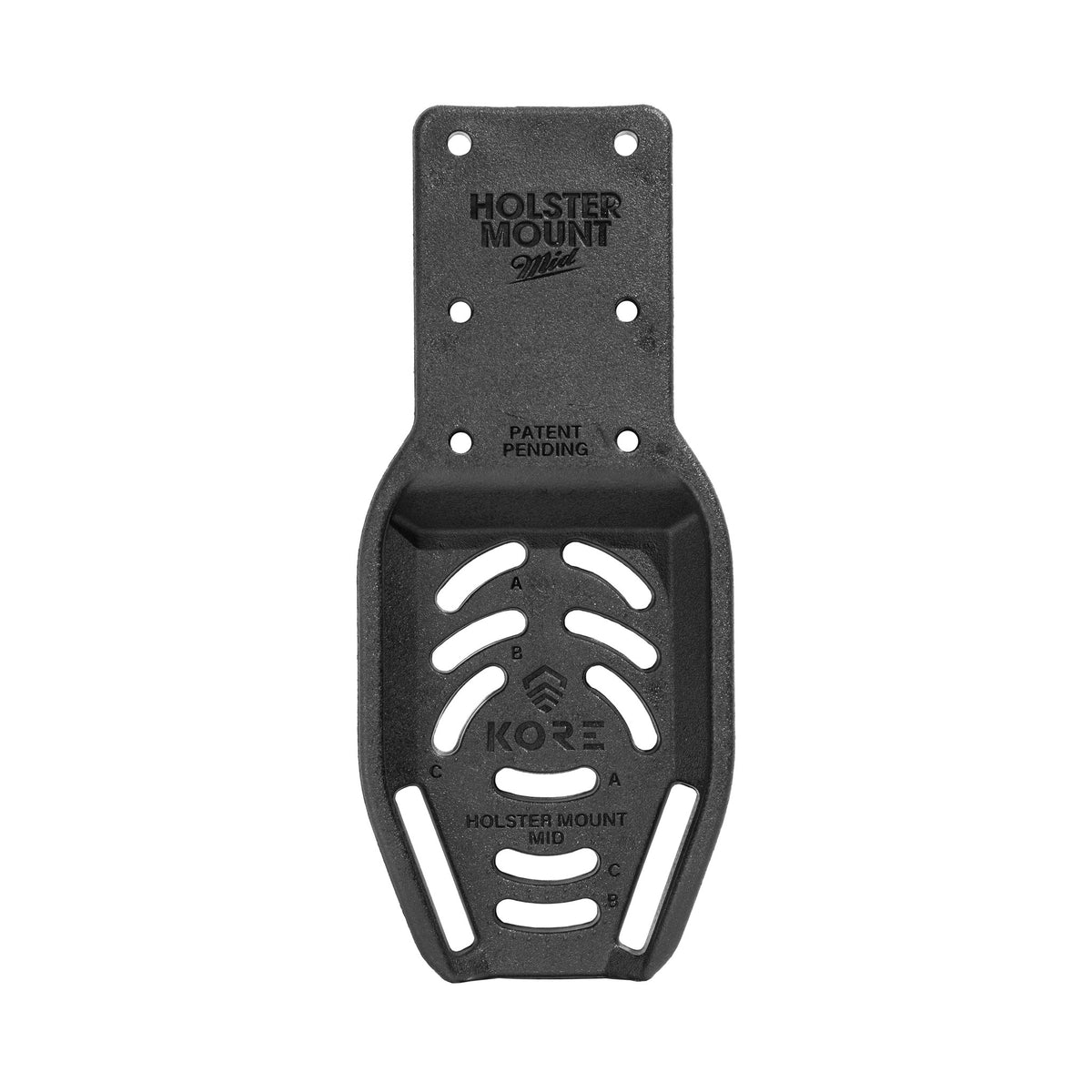 Kore Holster Mount Mid - Adjustable Mid-ride Holster Mount