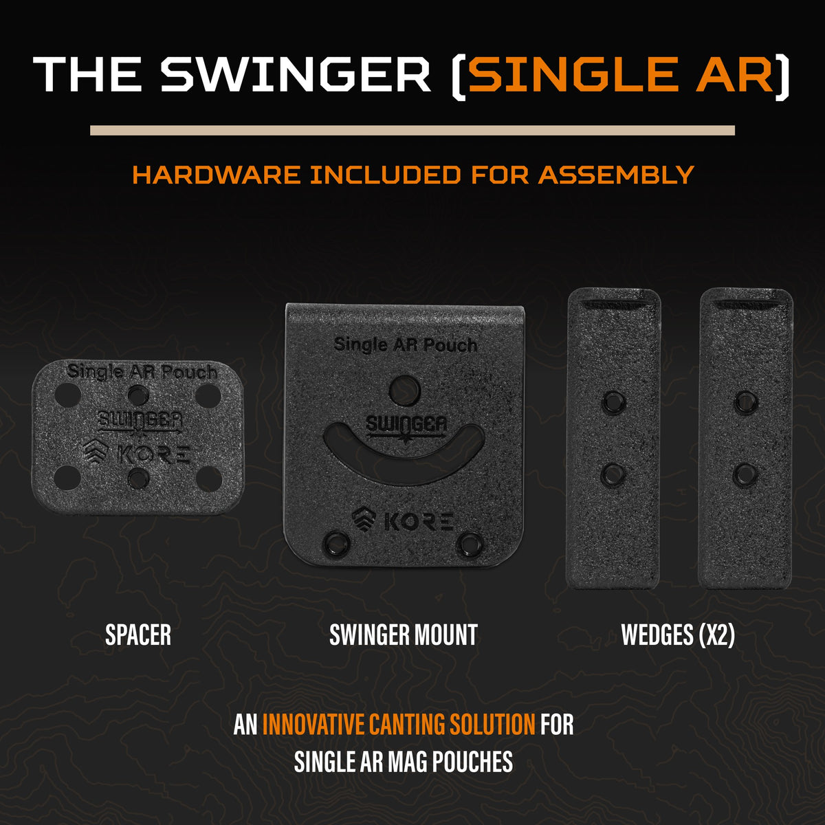 Kore Single AR Pouch Swinger Mount