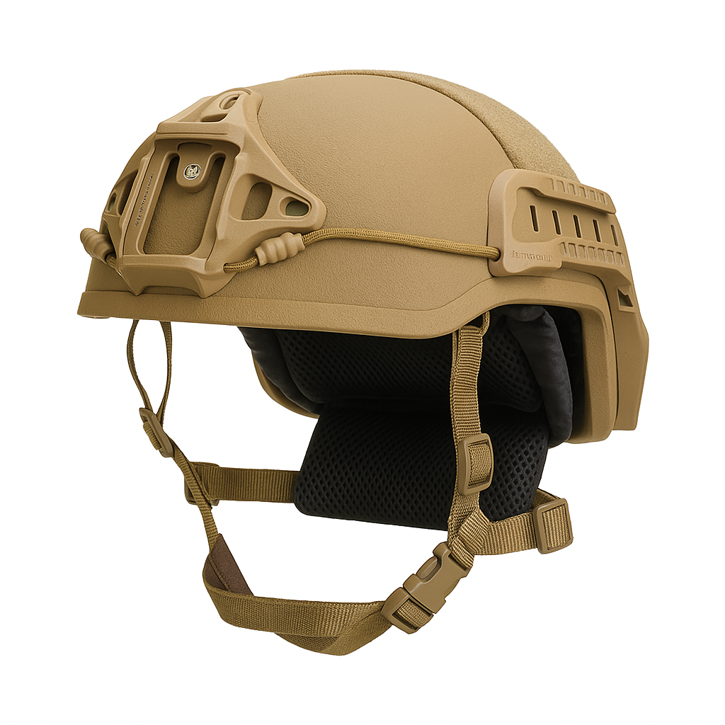Ballistic Helmet AS-501G2 ULW-ACH Gen II Hig-Cut, Desert Tan