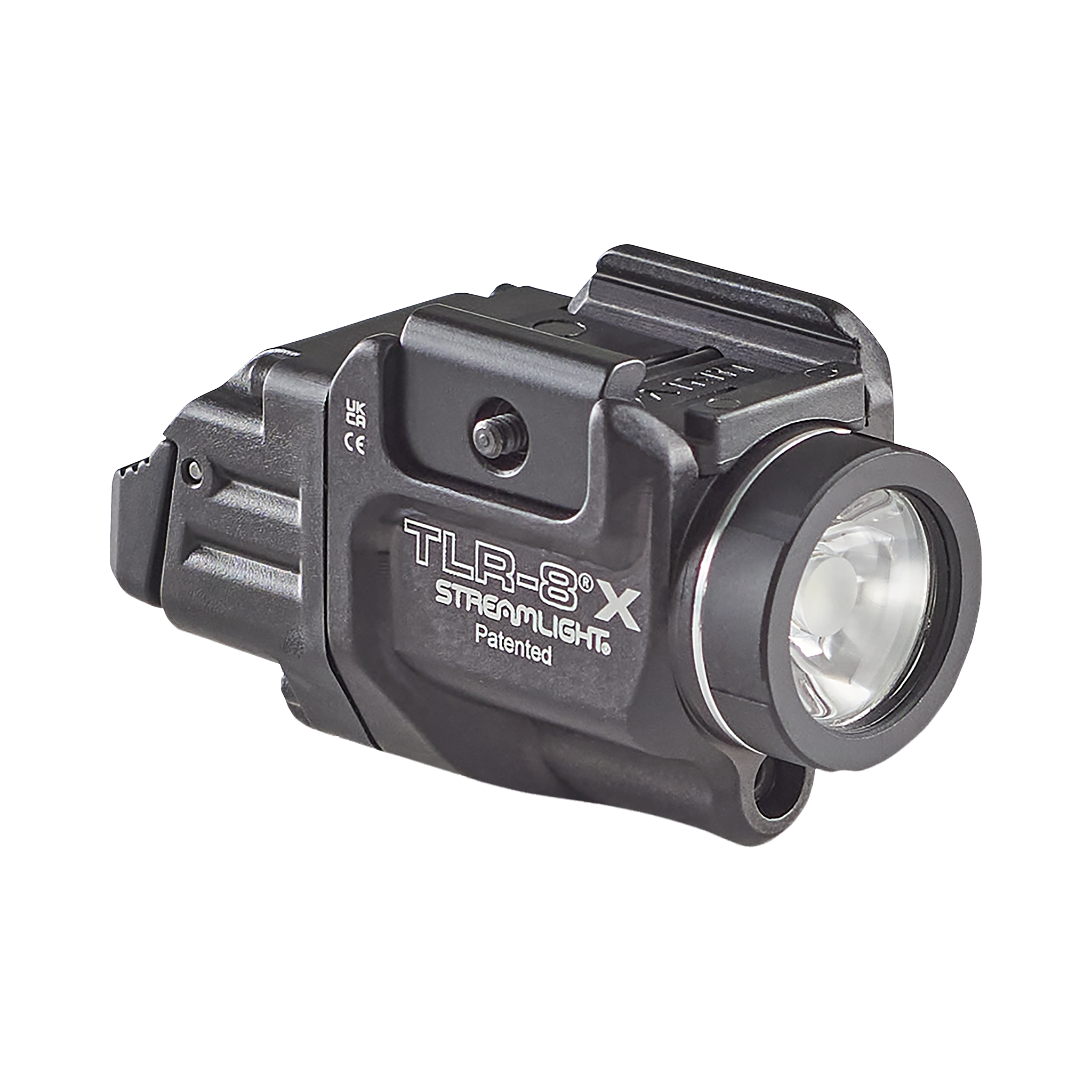 Streamlight X – sisaldab kõrge ja madala võimsusega lülitit, CR123A patareid ja võtmekomplekti – karp (69414)