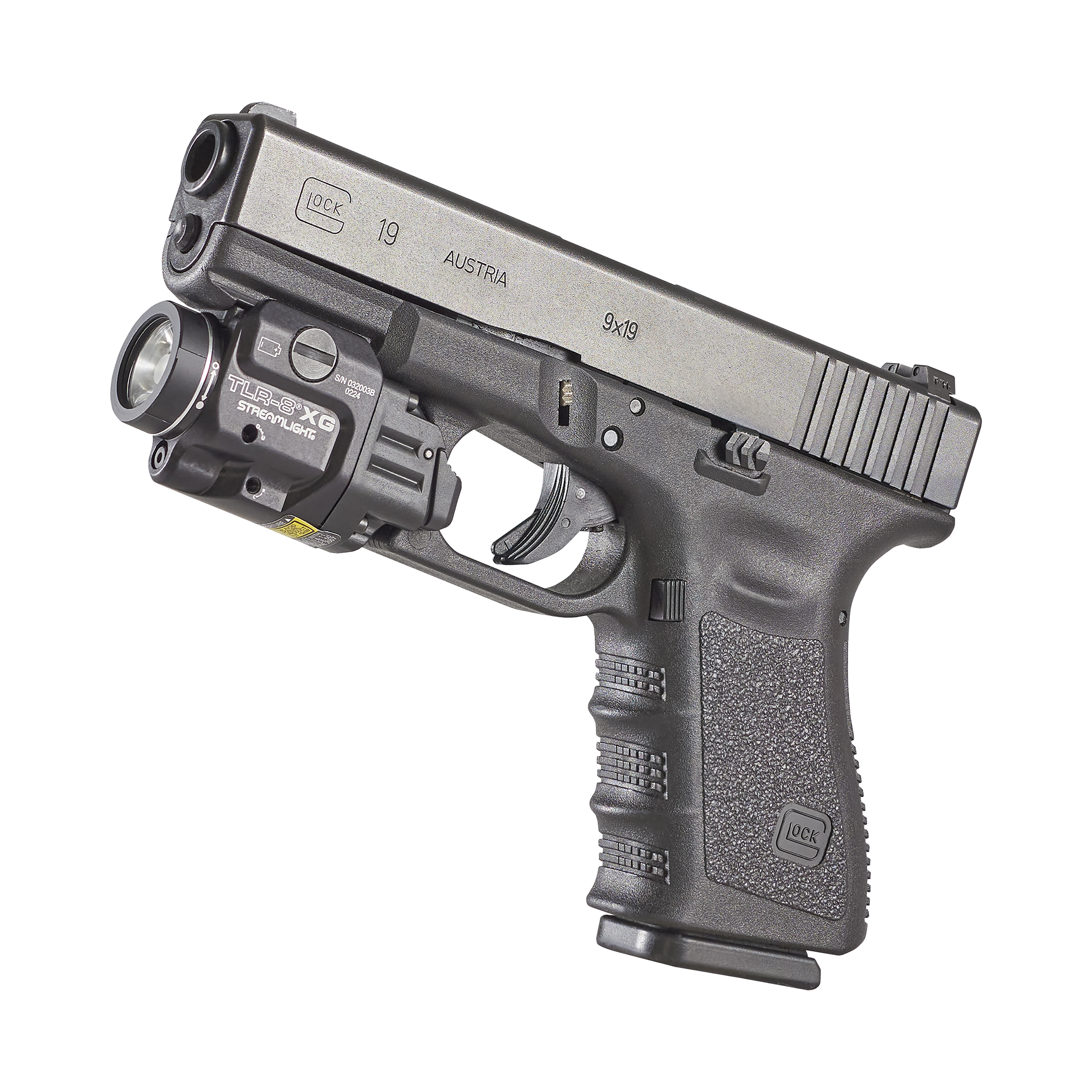 Streamlight X G – Sisaldab kõrge ja madala võimsusega lülitit, CR123A patareid ja võtmekomplekti – Karp (69434)