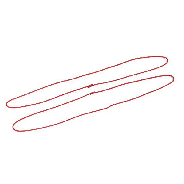 Boros B4 pitskomplekt, suurus 4, tumepunane õmblus (199418)