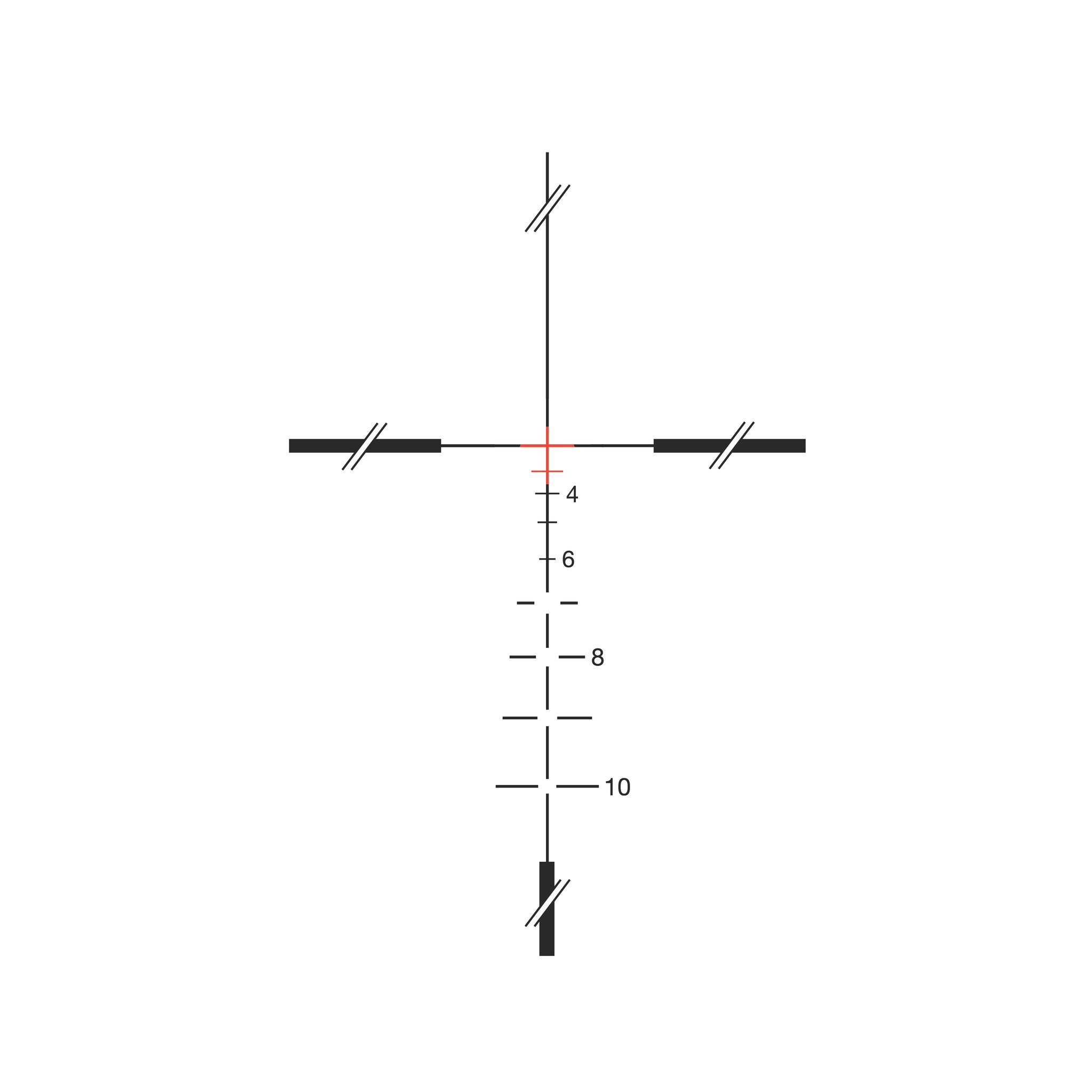Trijicon ACOG® 3,5x35 BAC rifle scope, LED-valgustus, punane rist, .223 BDC sihtimismärk
