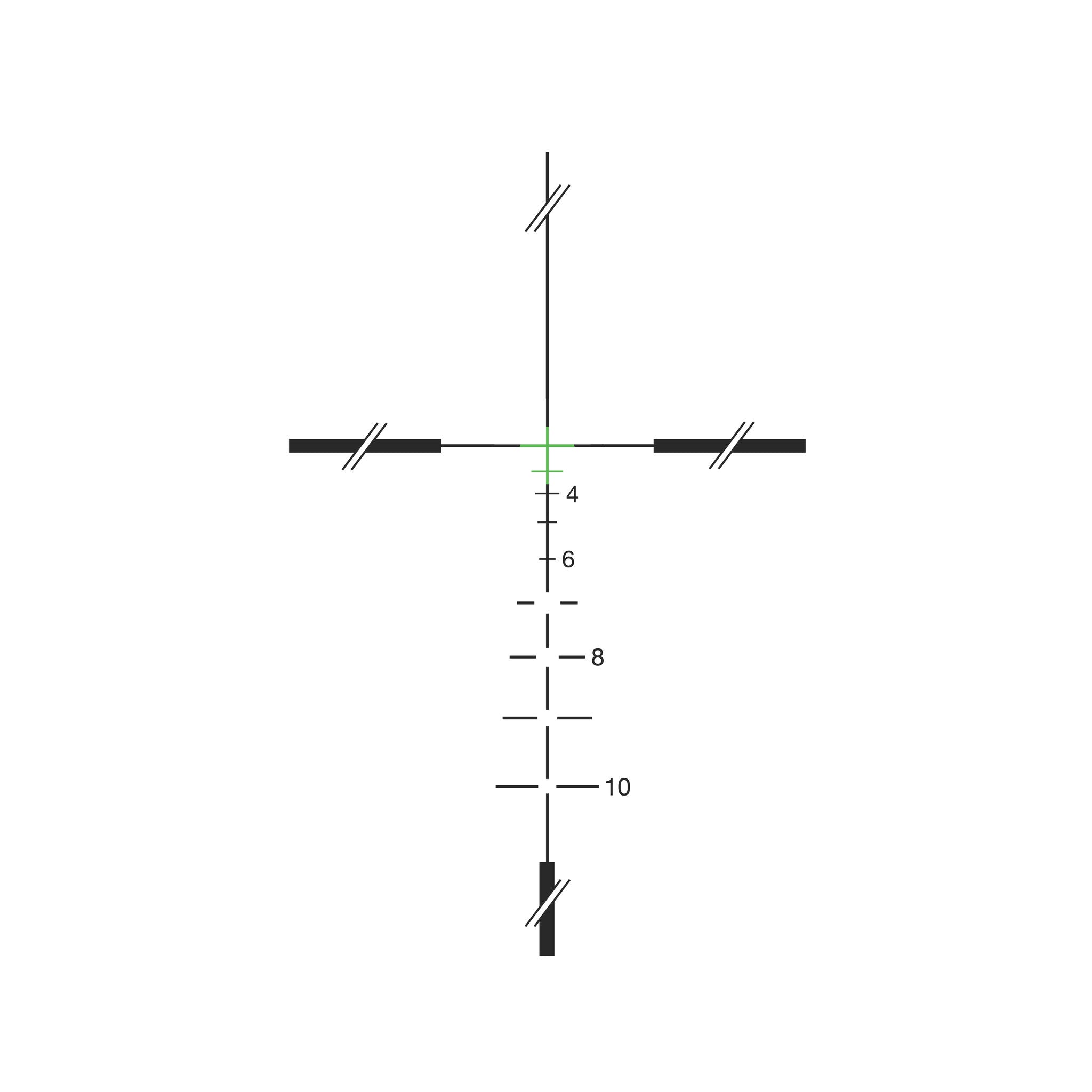 Trijicon ACOG® 3,5x35 BAC rifle scope, LED-valgustus, roheline rist, .223 BDC sihtimismärk