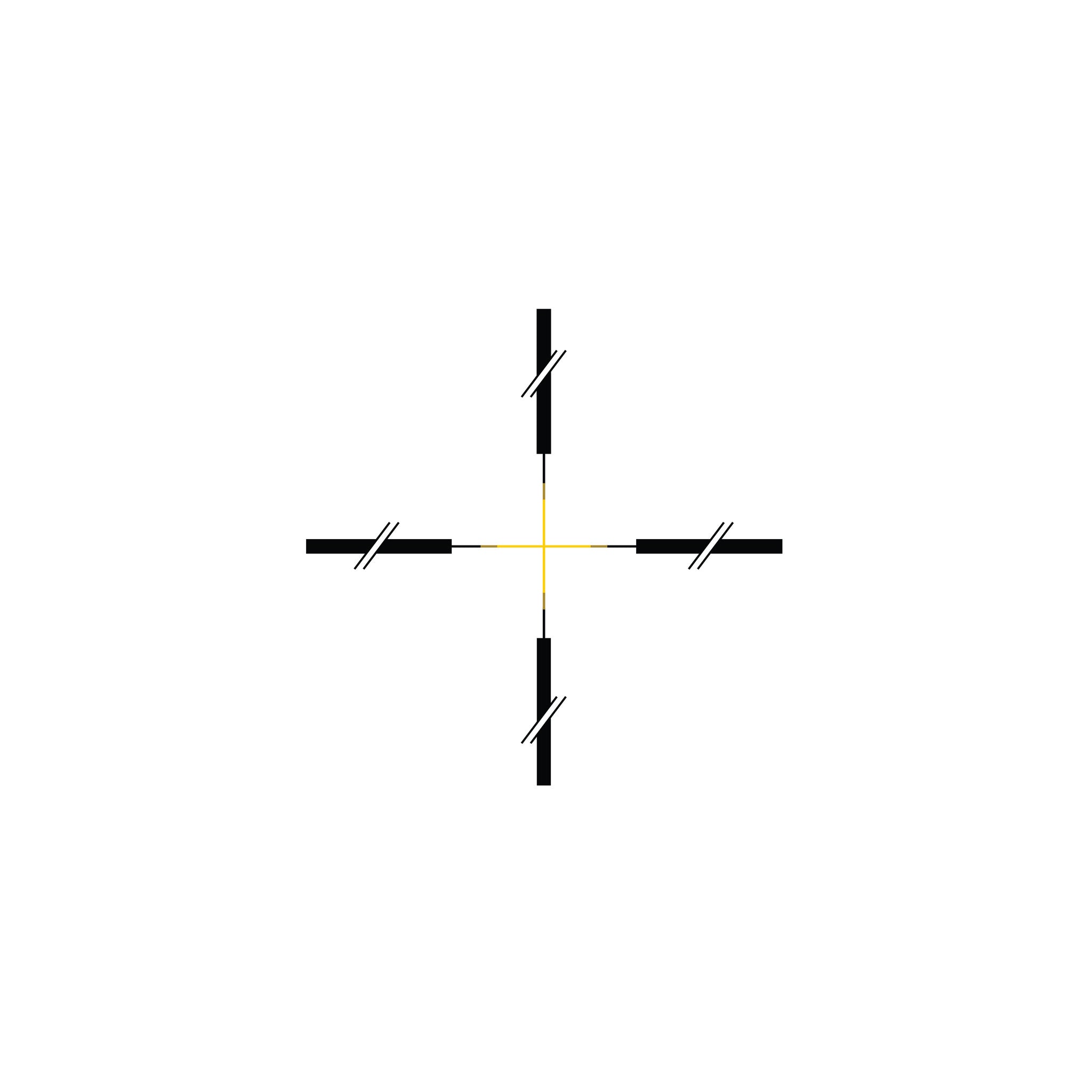 Trijicon 1,5x24 kompaktne ACOG®-teleskoop, kahekordne valgustatus. Kuldne ristkülikuga sihtimismärk koos Q-LOC-kinnitusega