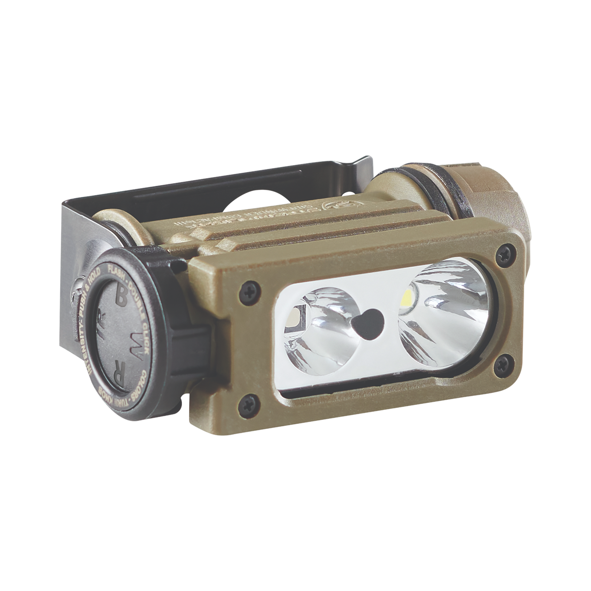 Streamlight Compact III - MIL- Įskaitant šalmą, (1) AA ir (1) CR123A bateriją (14510)