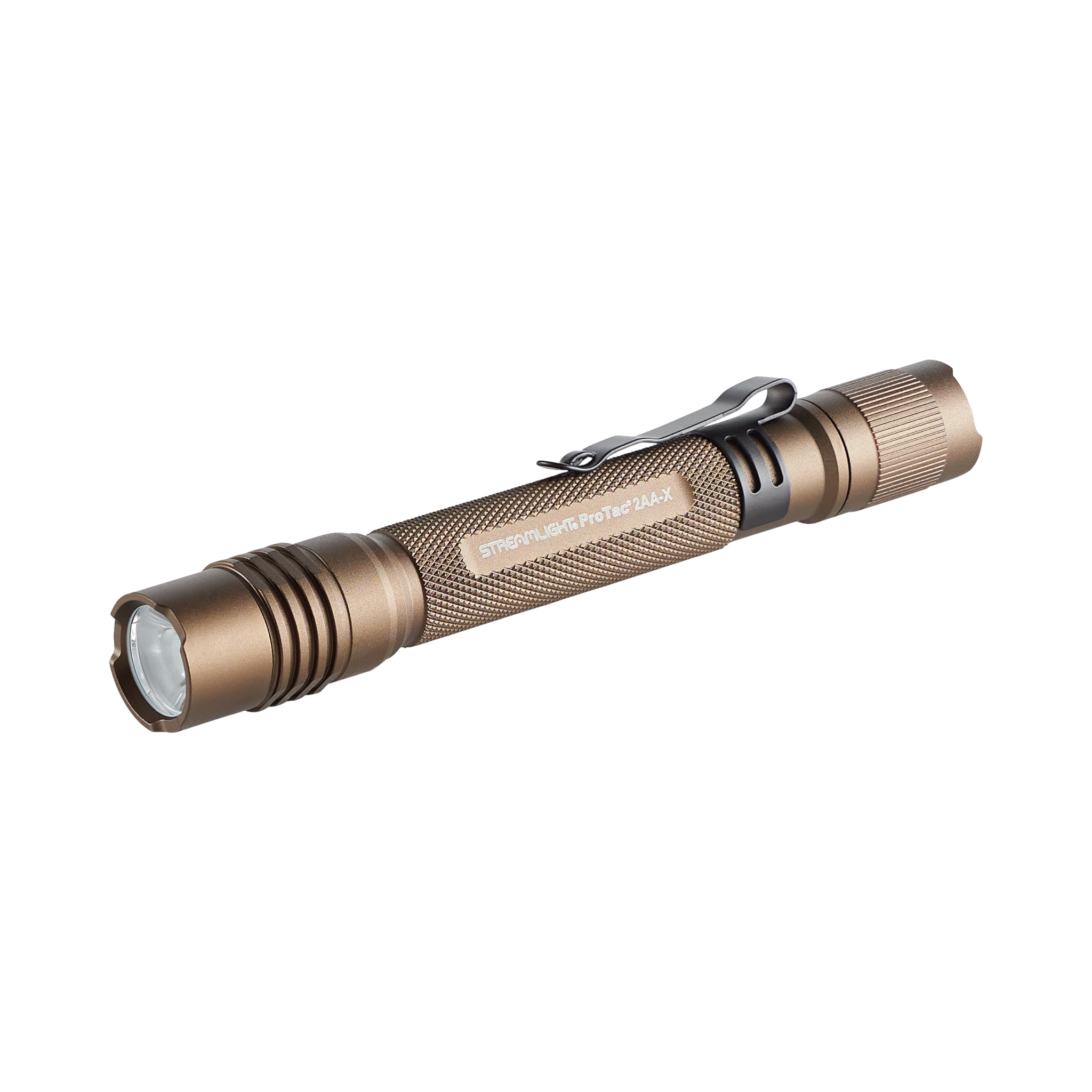Streamlight 2AA-X – su 2 „AA“ šarminėmis baterijomis ir dėklu – Clam – Coyote (88072)