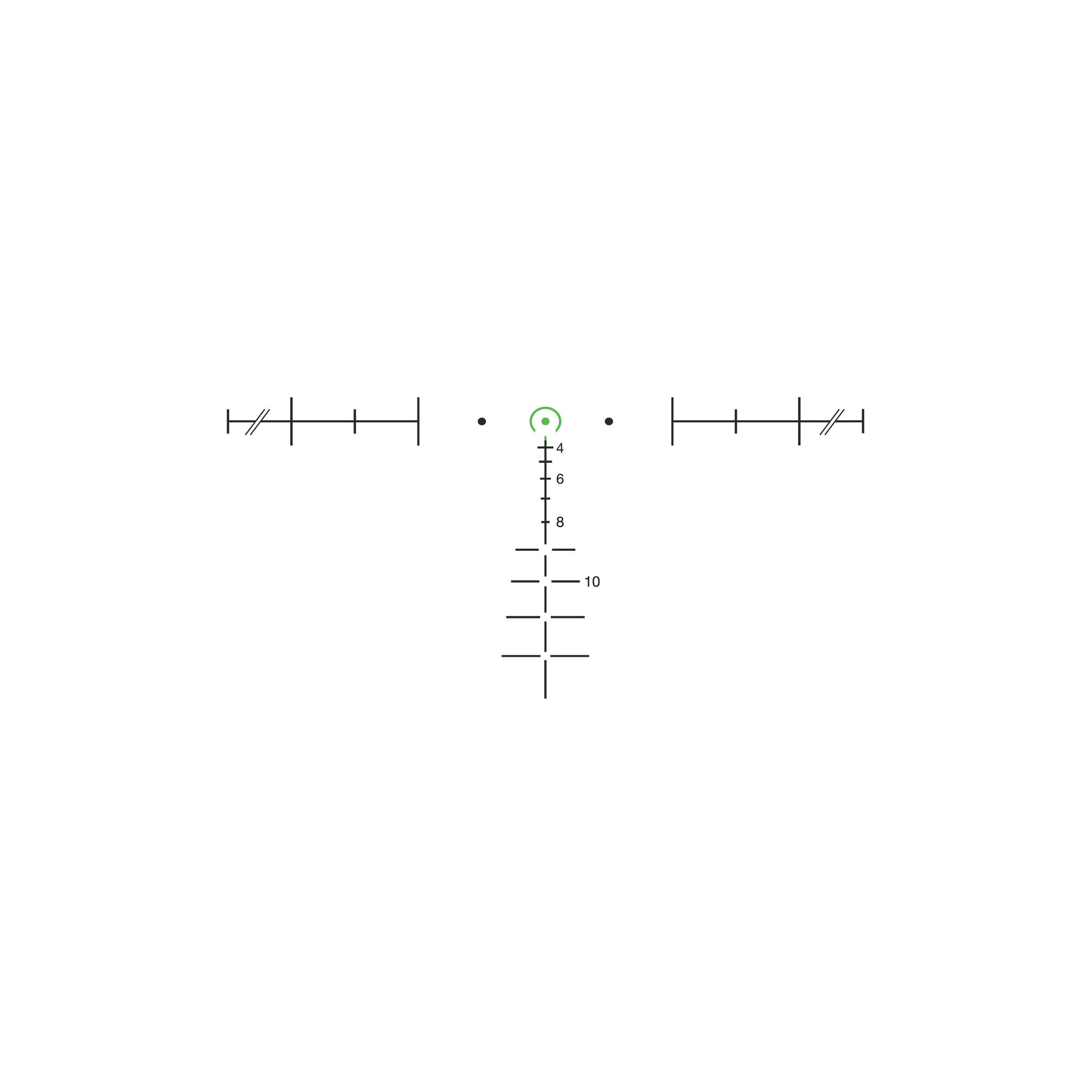 Trijicon ACOG® 3,5x35 BAC šautuvų optinis taikiklis, LED apšvietimas. Žalia pasaga/taškas .308 BDC tinklelis