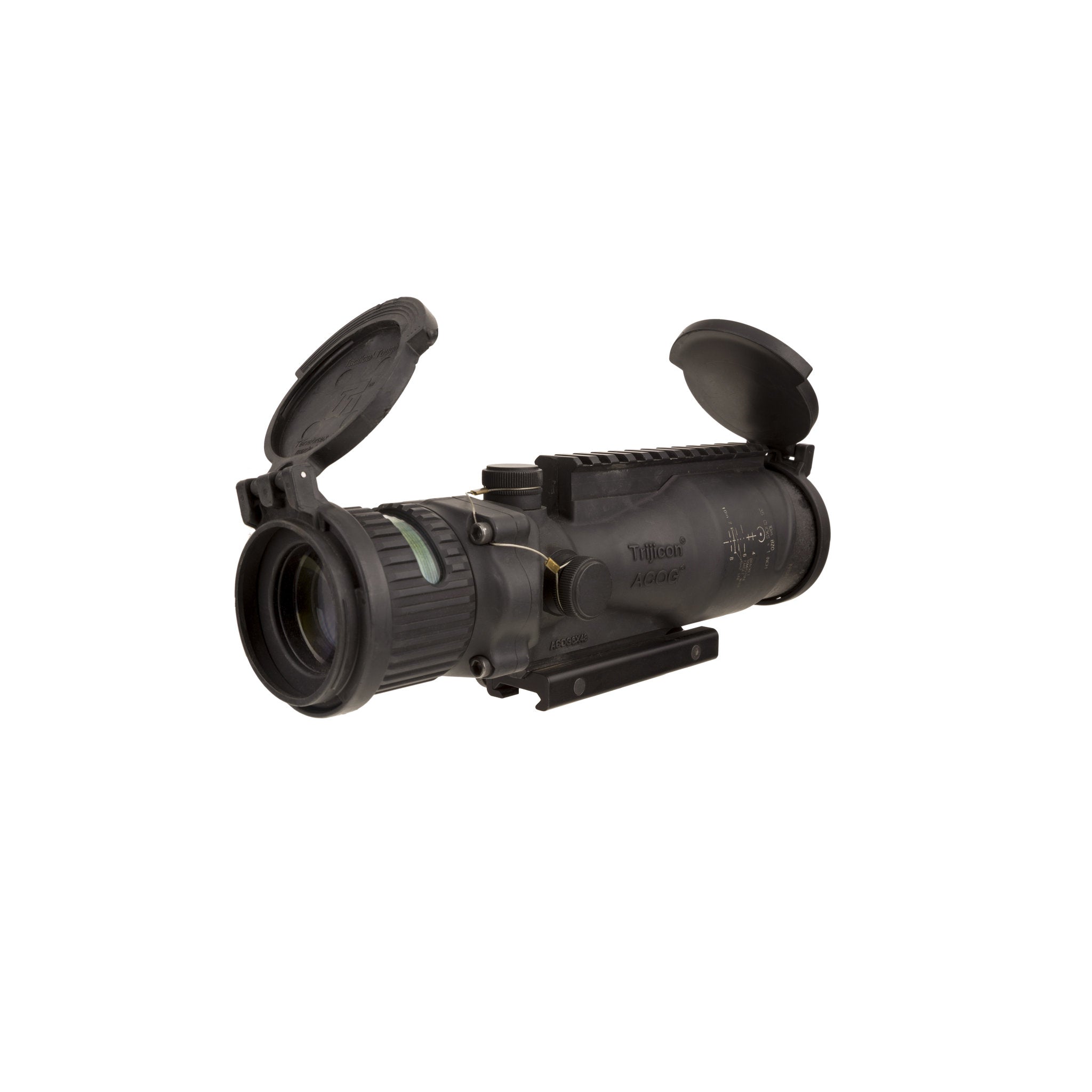 Trijicon ACOG® 6x48 BAC šautuvų optinis taikiklis, dvigubas apšvietimas. Raudona pasaga/taškas M240 BDC tinklelis
