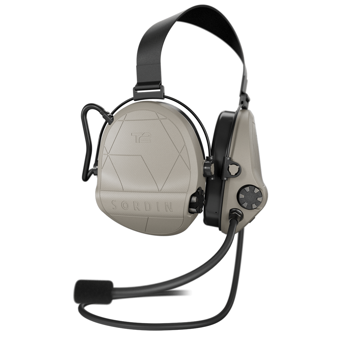 Sordin Supreme T2 CC Tan kakla lente Memory Foam 304005-20P)