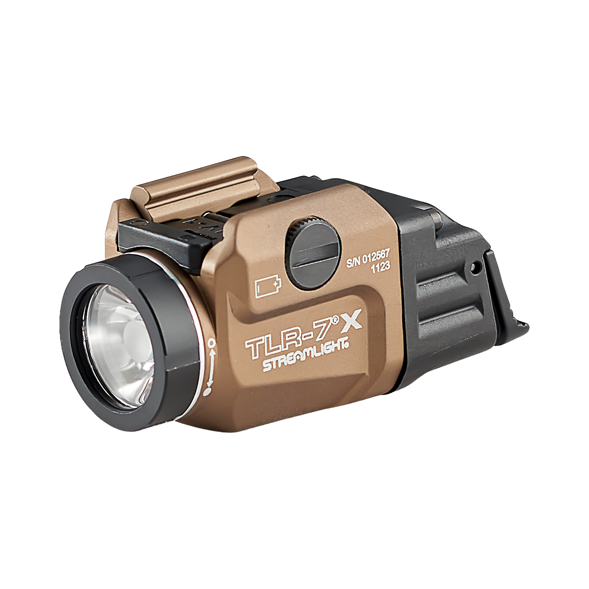 Streamlight , ieskaitot zemas/augstas intensitātes slēdzi, CR123A bateriju, atslēgu komplektu-melnā kaste, FDE (69426)