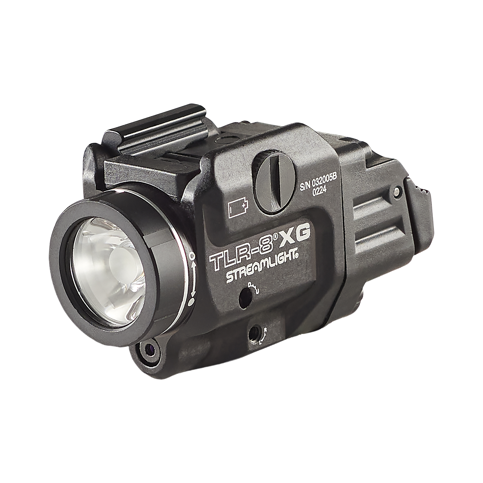 Streamlight X G – Ietver augstas jaudas slēdzi, zemas jaudas slēdzi, CR123A un atslēgu komplektu – Kastīte (69434)