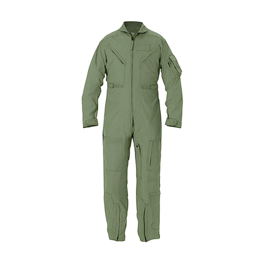 Sieviešu Nomex lidojumu tērps, ASV militārais CWU 27/P, salvijas zaļš, 1. tips