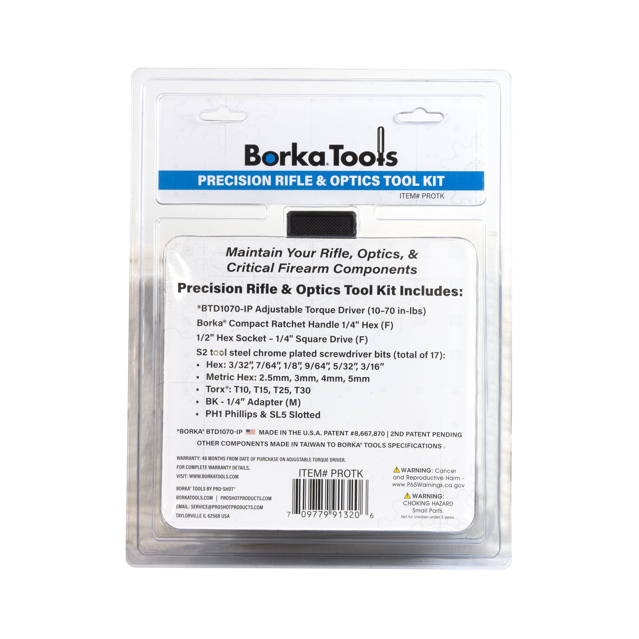 Borka precīzijas šautenes optikas instrumentu komplekts