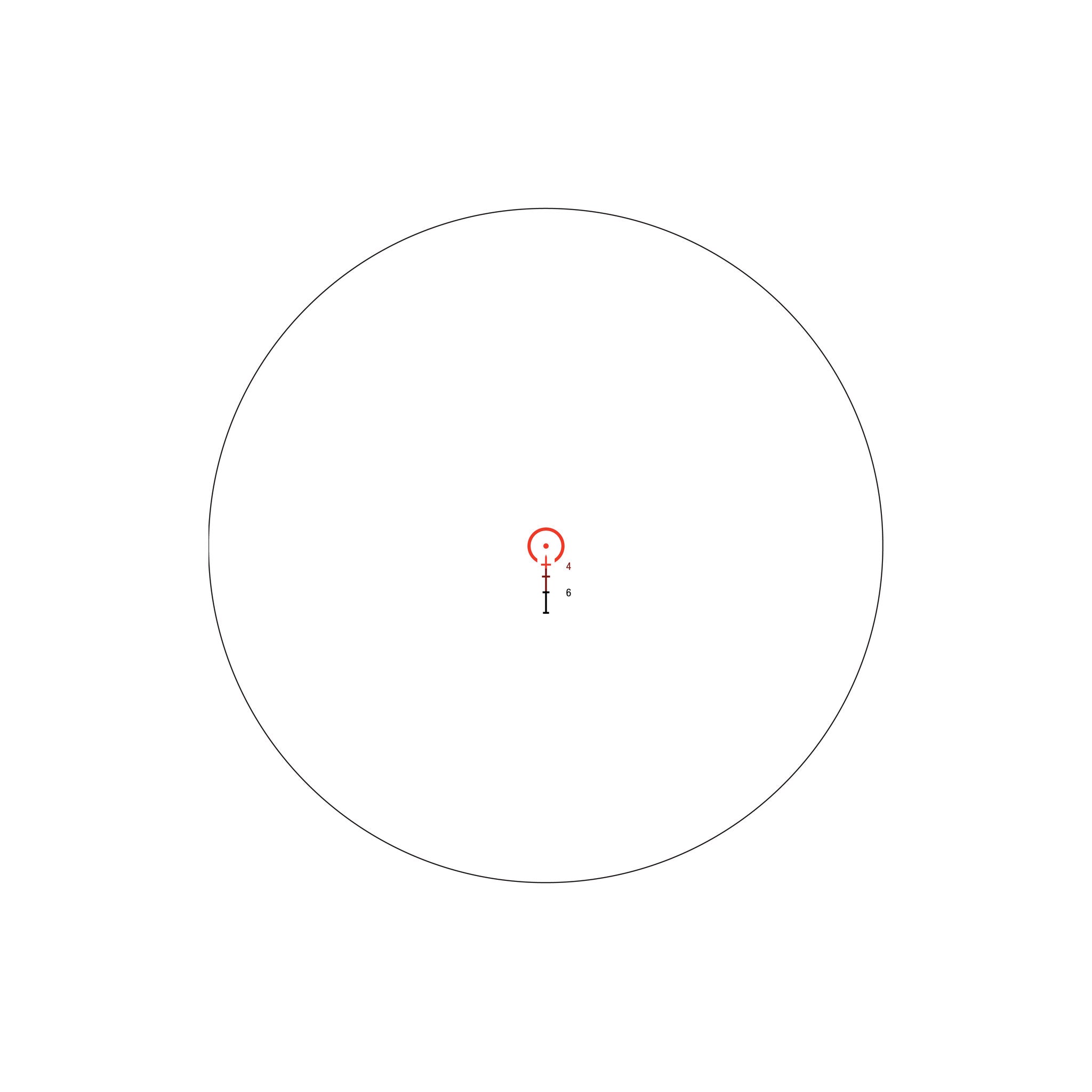 Trijicon 3x24 Compact ACOG® tēmēklis, zems, divkāršs apgaismojums. Sarkans HS/punkts .223/55gr. Tēmēklis ar Q-LOC stiprinājumu
