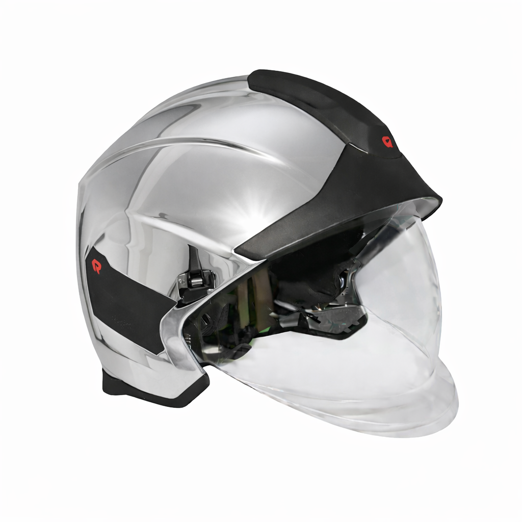 Ugunsdzēsības ķivere Heros Titan, hromēta (157311-555), konfigurēt